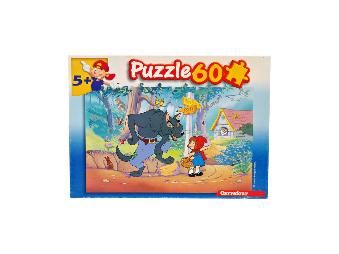 Puzzle - Chaperon rouge et le loup - 60 pièces