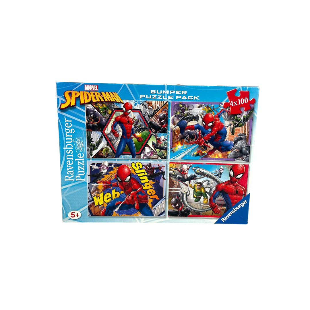 Puzzle - Spider-Man - 4x100 pièces