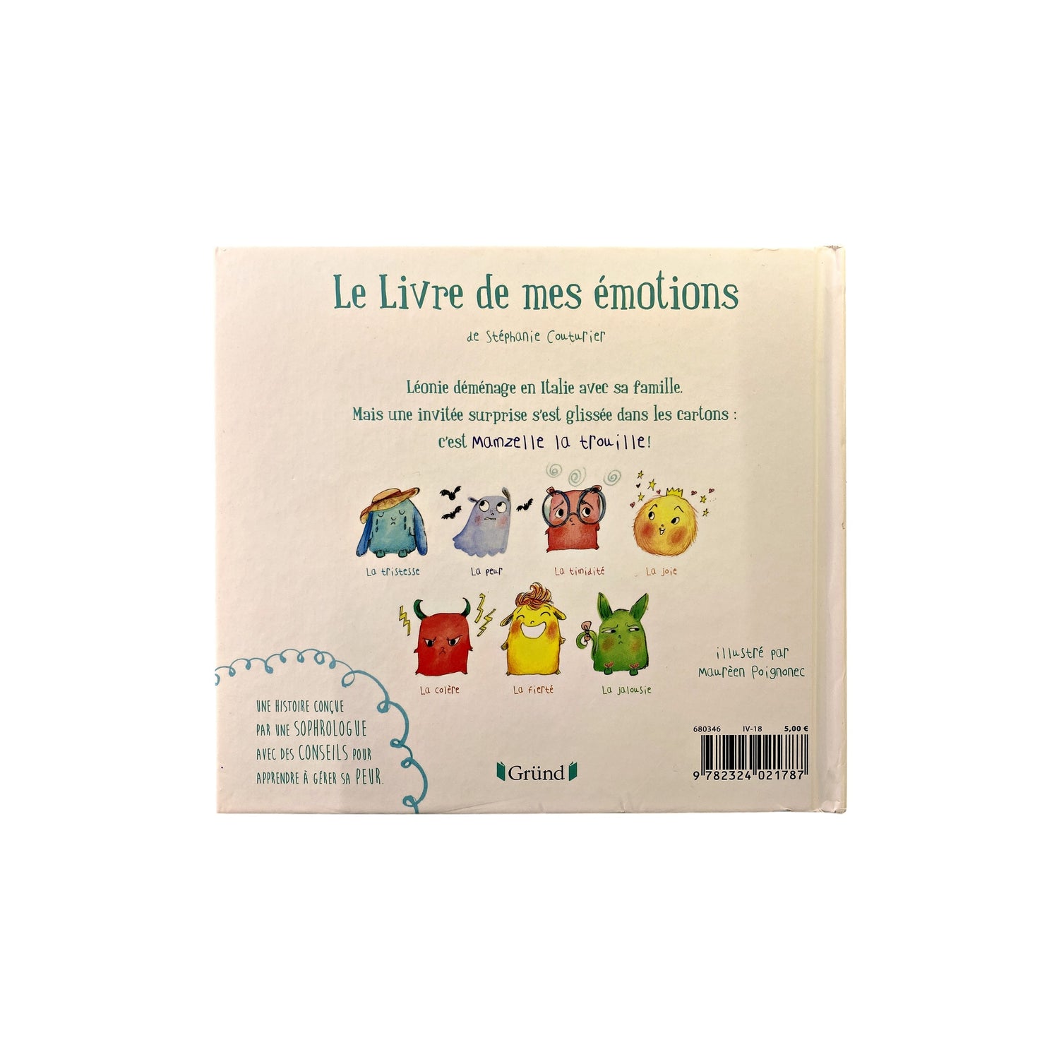 Le livre de mes émotions - La peur 