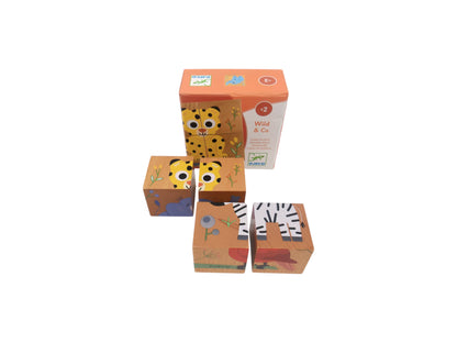 Wild &amp; co - Cubes en bois 