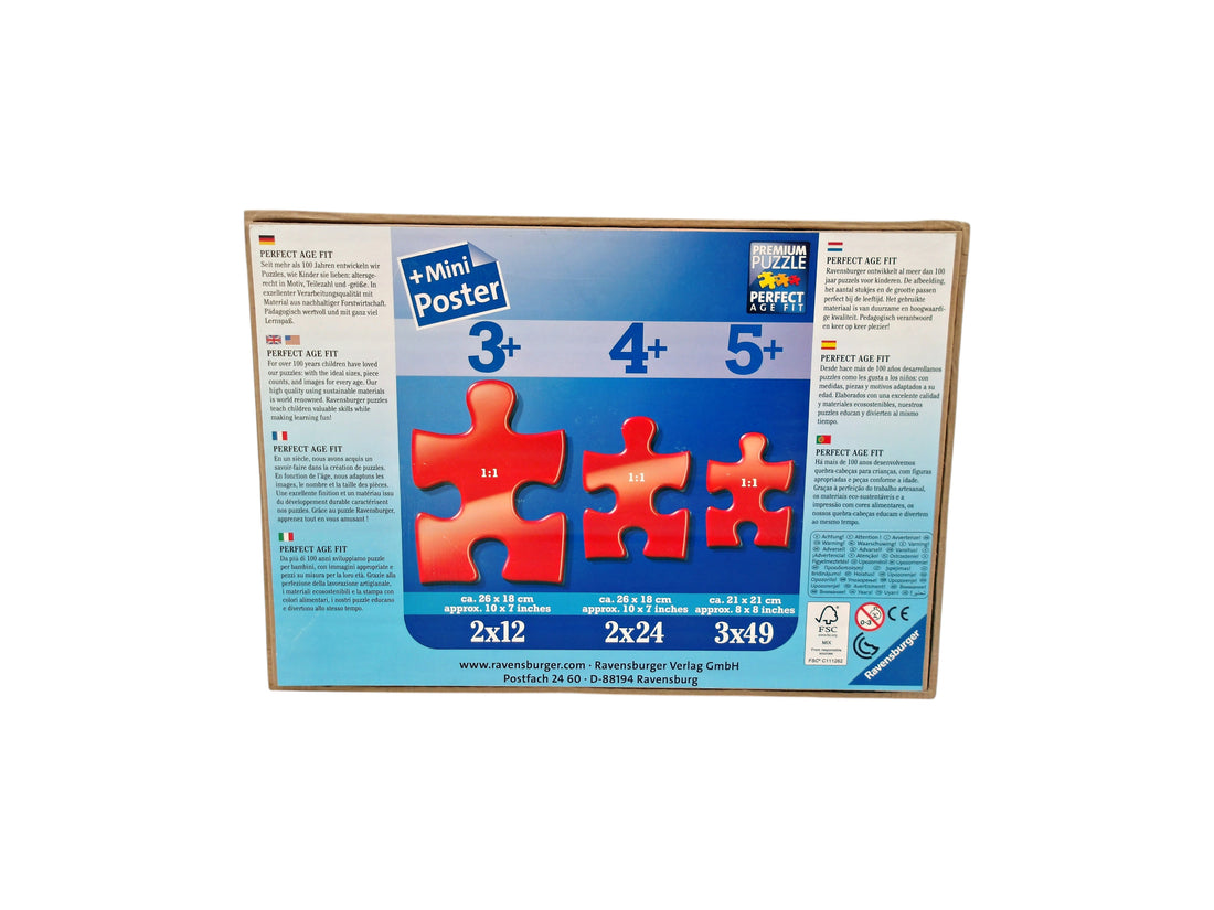 Puzzle - La Reine des Neiges - 3x49 pièces