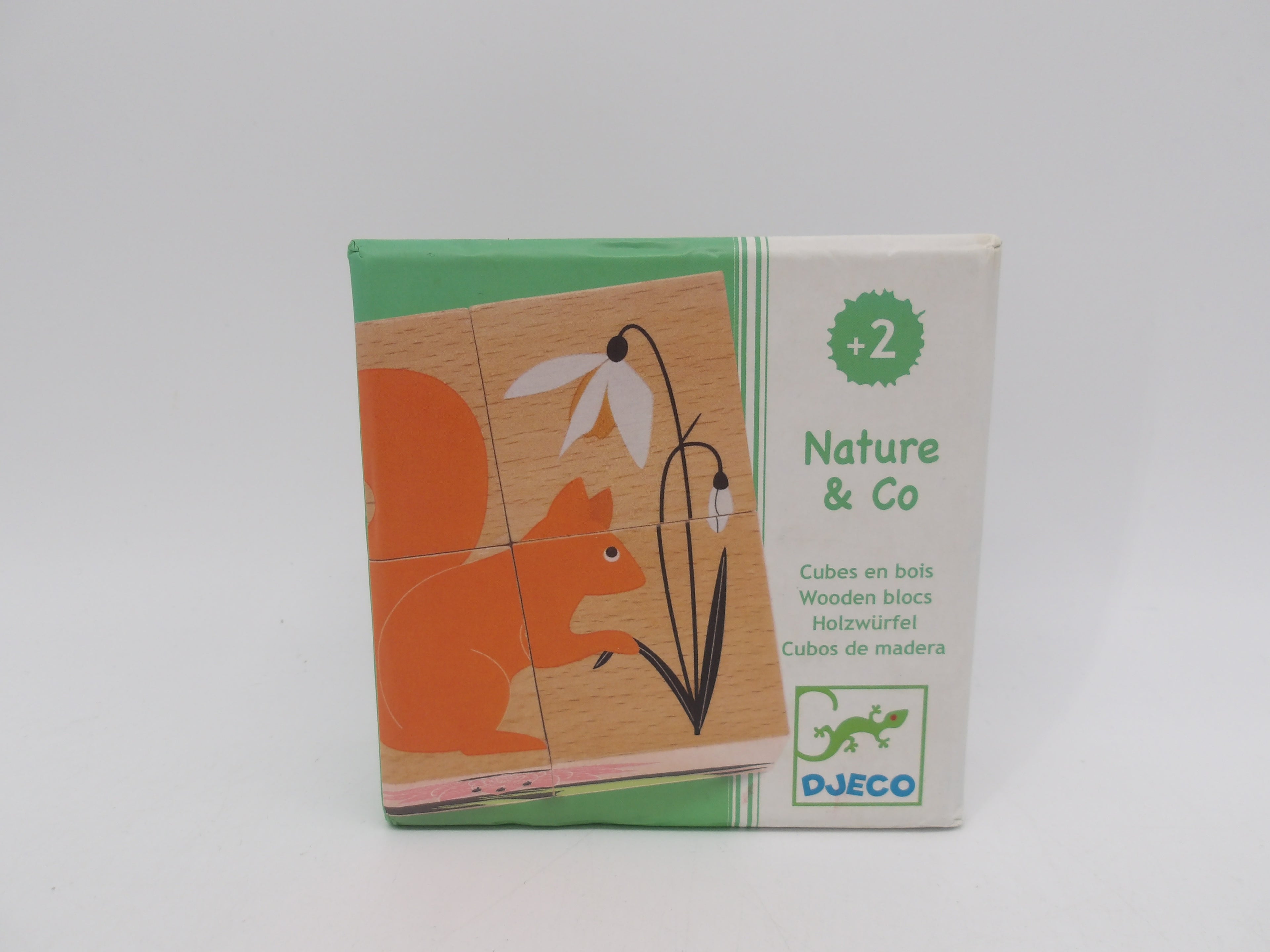 Cube en bois- Nature &amp; Co