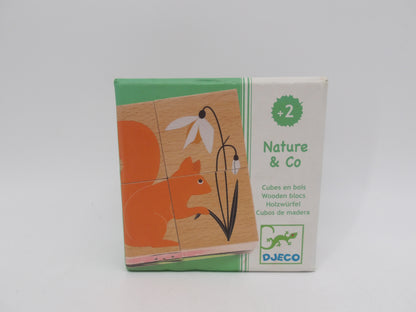 Cube en bois- Nature &amp; Co