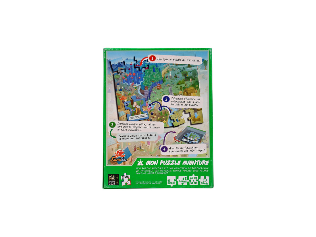Puzzle - Mon puzzle aventure dragon - 42 pièces- Édition 2024
