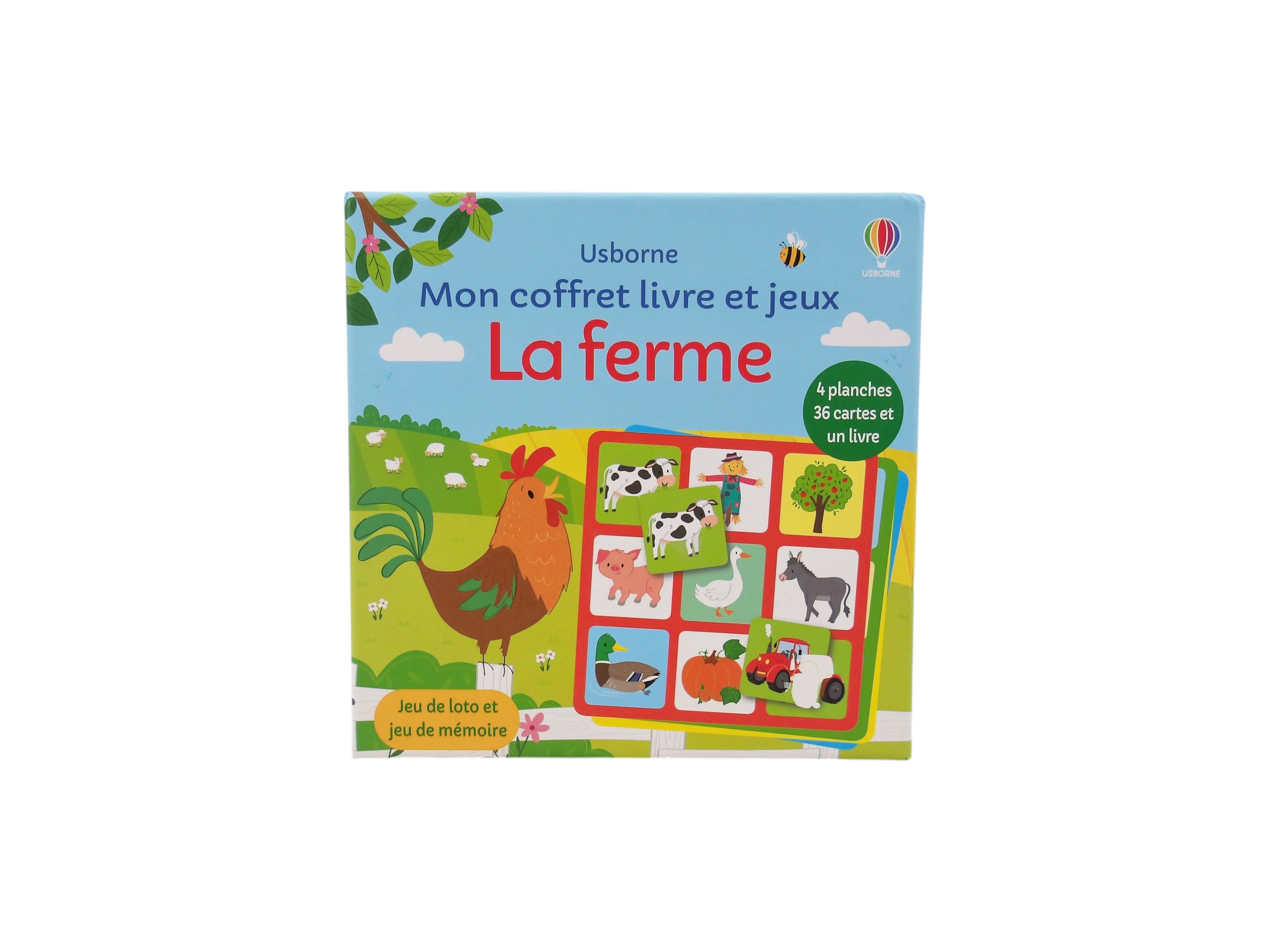 Mon coffret livre et jeux - La ferme- Édition 2023