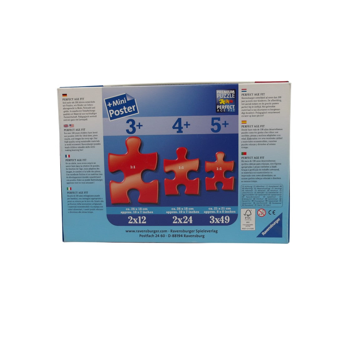 Puzzle - Disney Cars - 3x49 pièces- Édition 2013