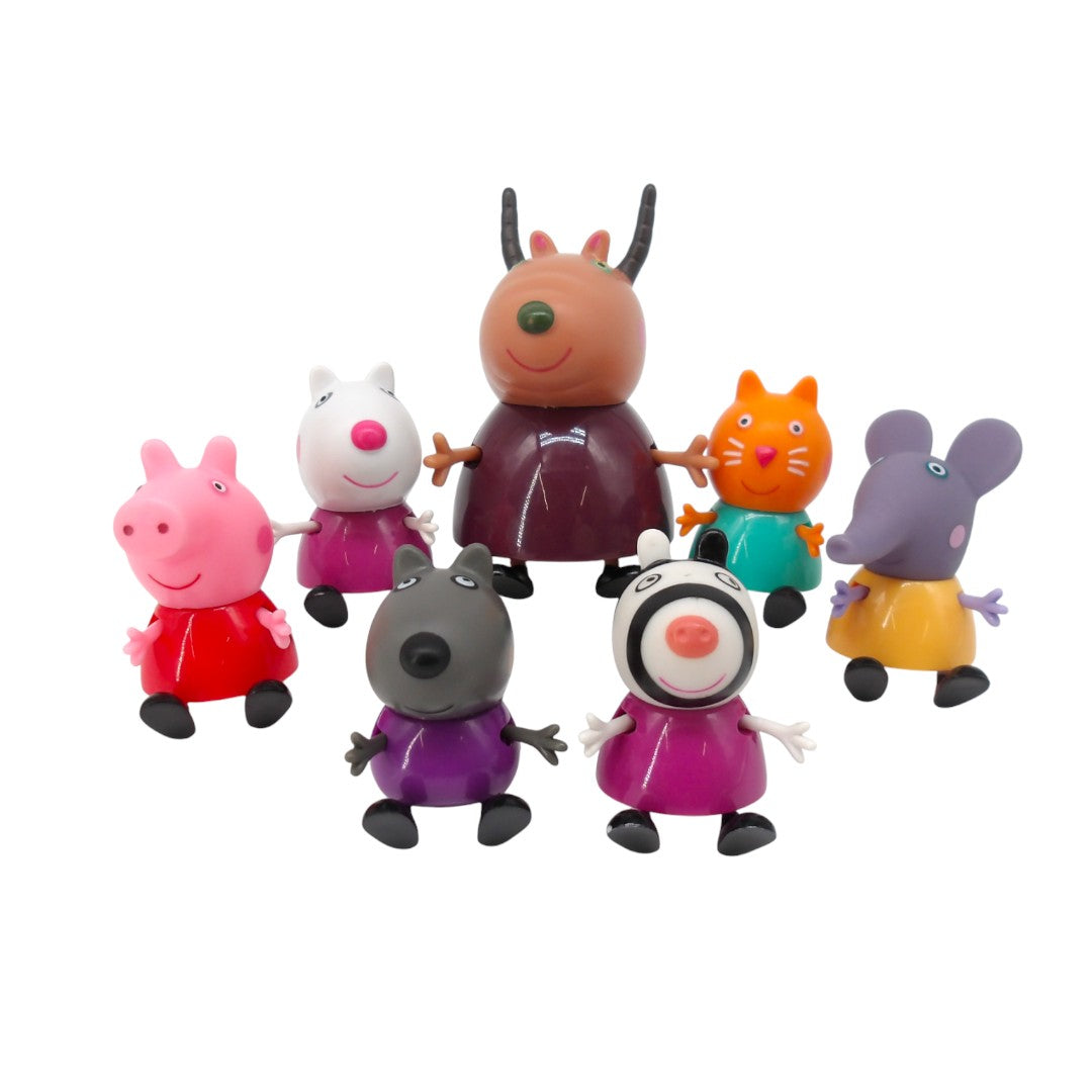 Figurines - Peppa Pig en classe - x7 