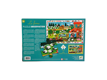 Puzzle observation - La ferme - 35 pièces