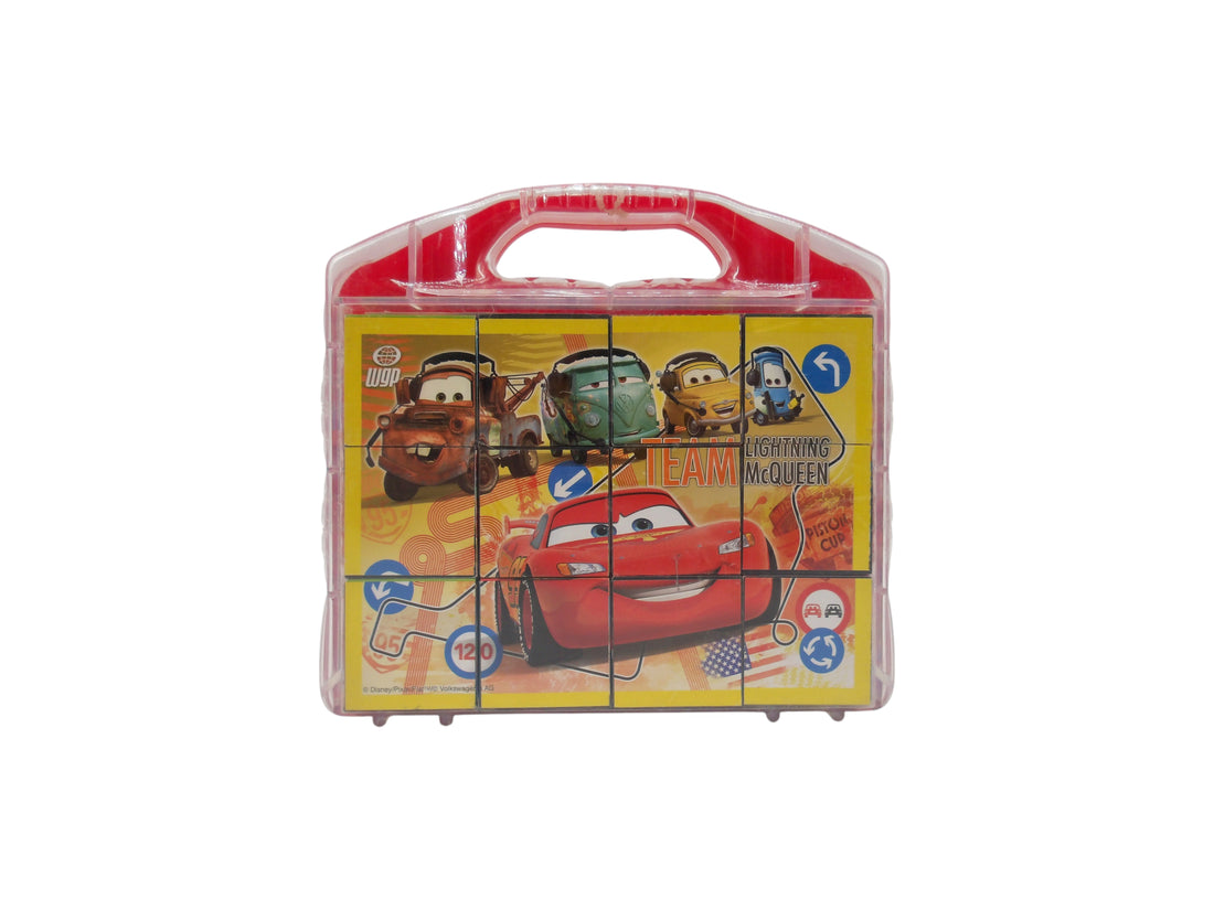 Valisette puzzles cubes - Cars 2