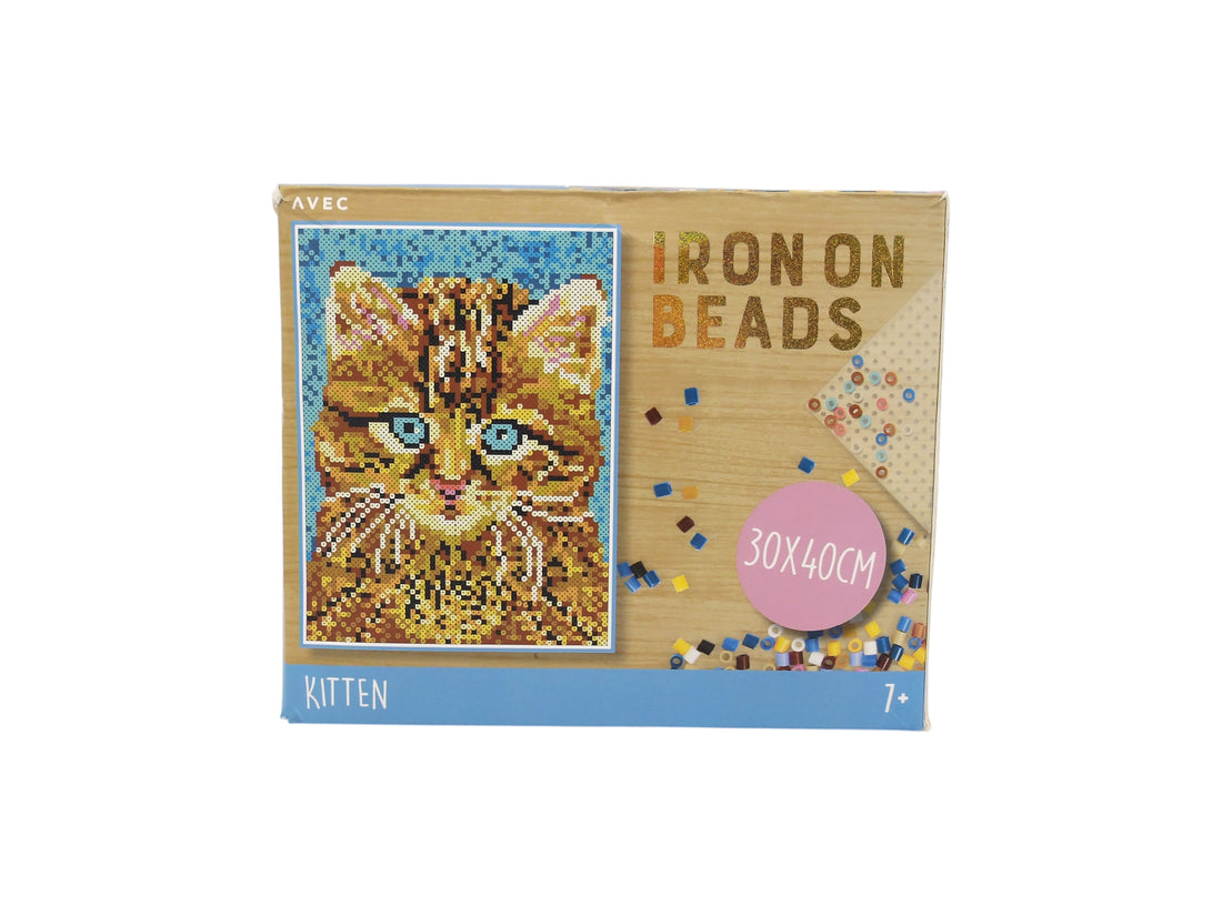 Tableau de perles à repasser - Chaton