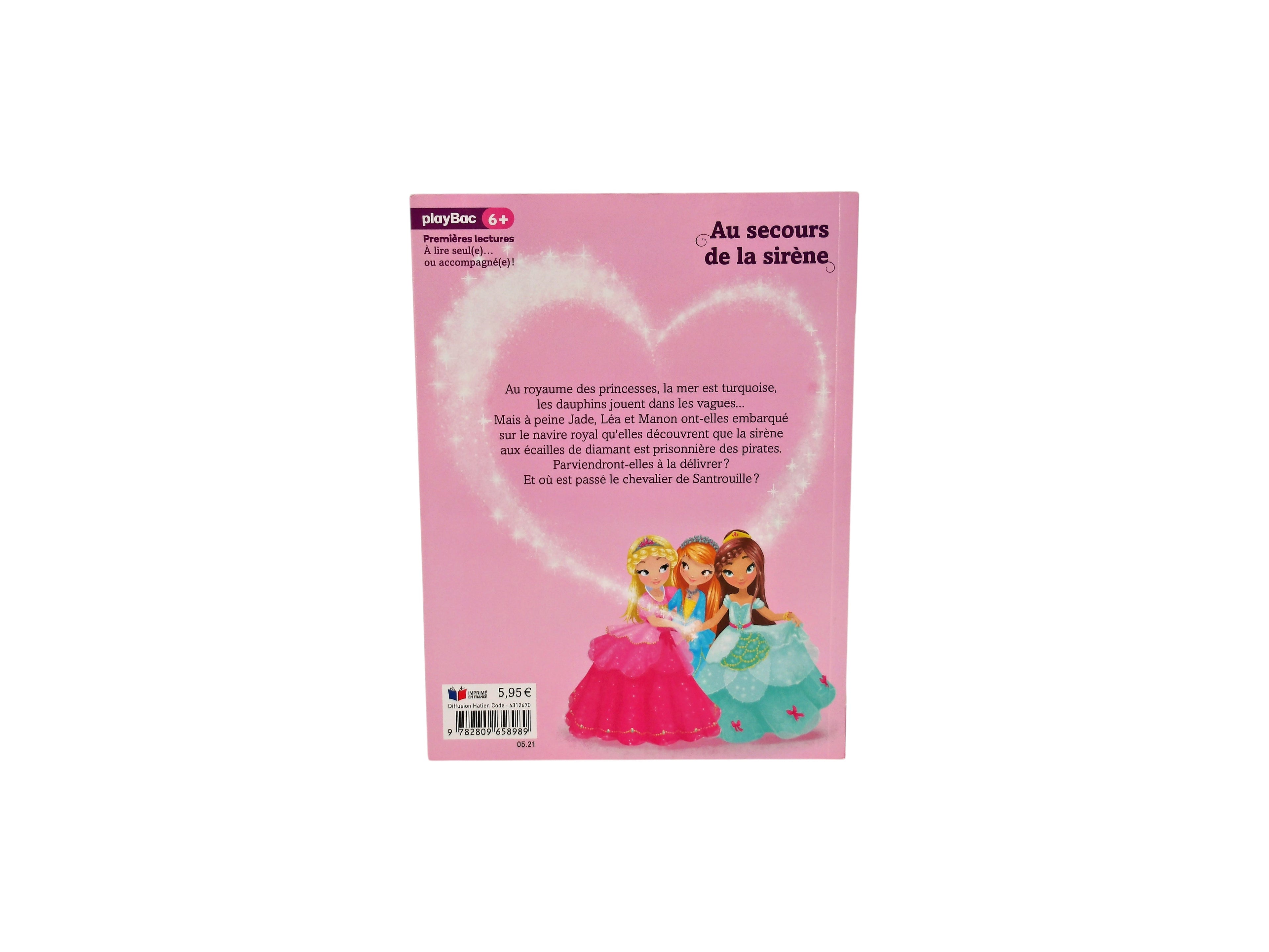 Premières lectures - Un, deux, trois... Princesses -  Au secours de la sirène 