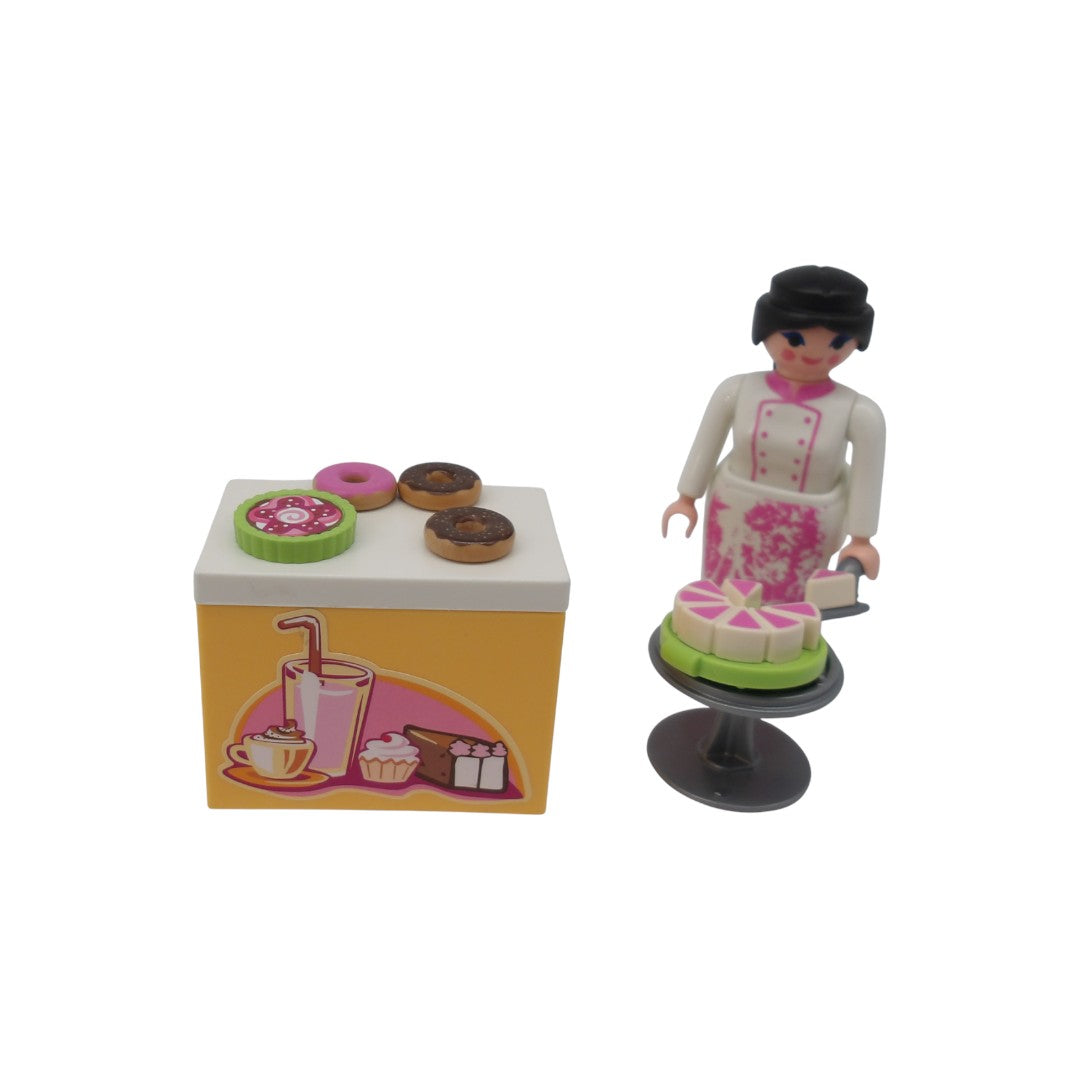 Valisette - Pâtissière et son chariot 