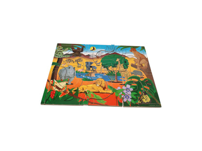 Puzzle bois - Double face - 12 pièces