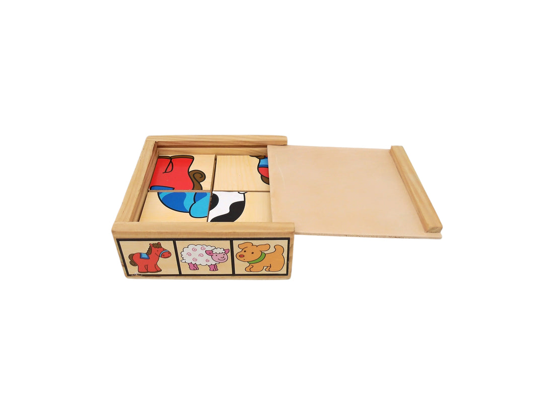 Puzzle - Cubes - Animaux