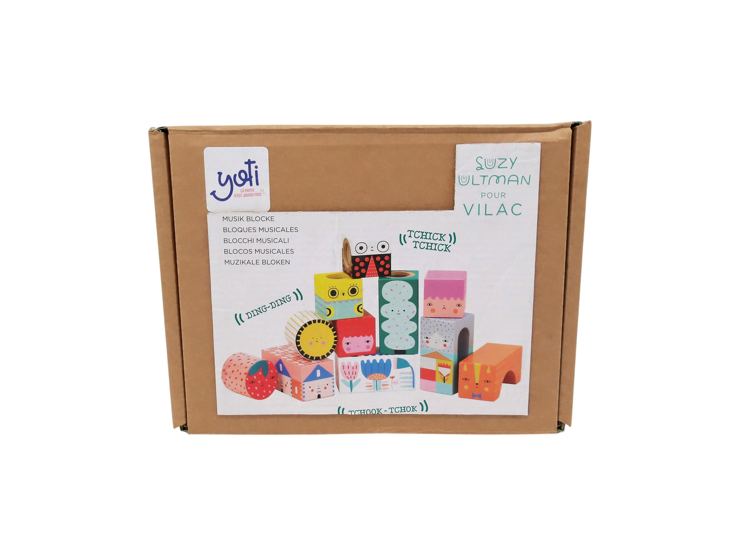 Cubes sonores en bois - Suzy Ultman