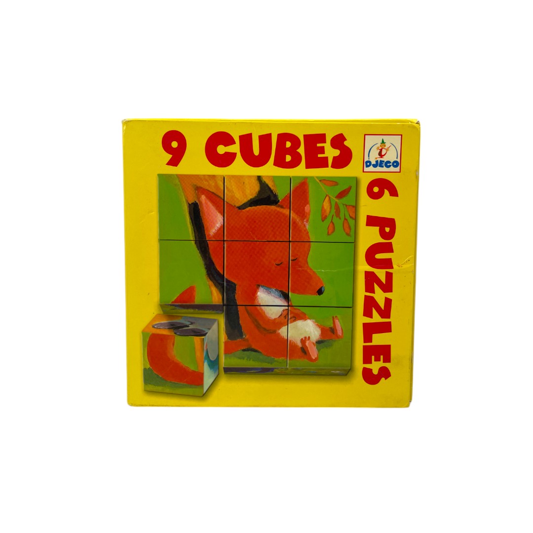  9 Cubes puzzles - La sieste