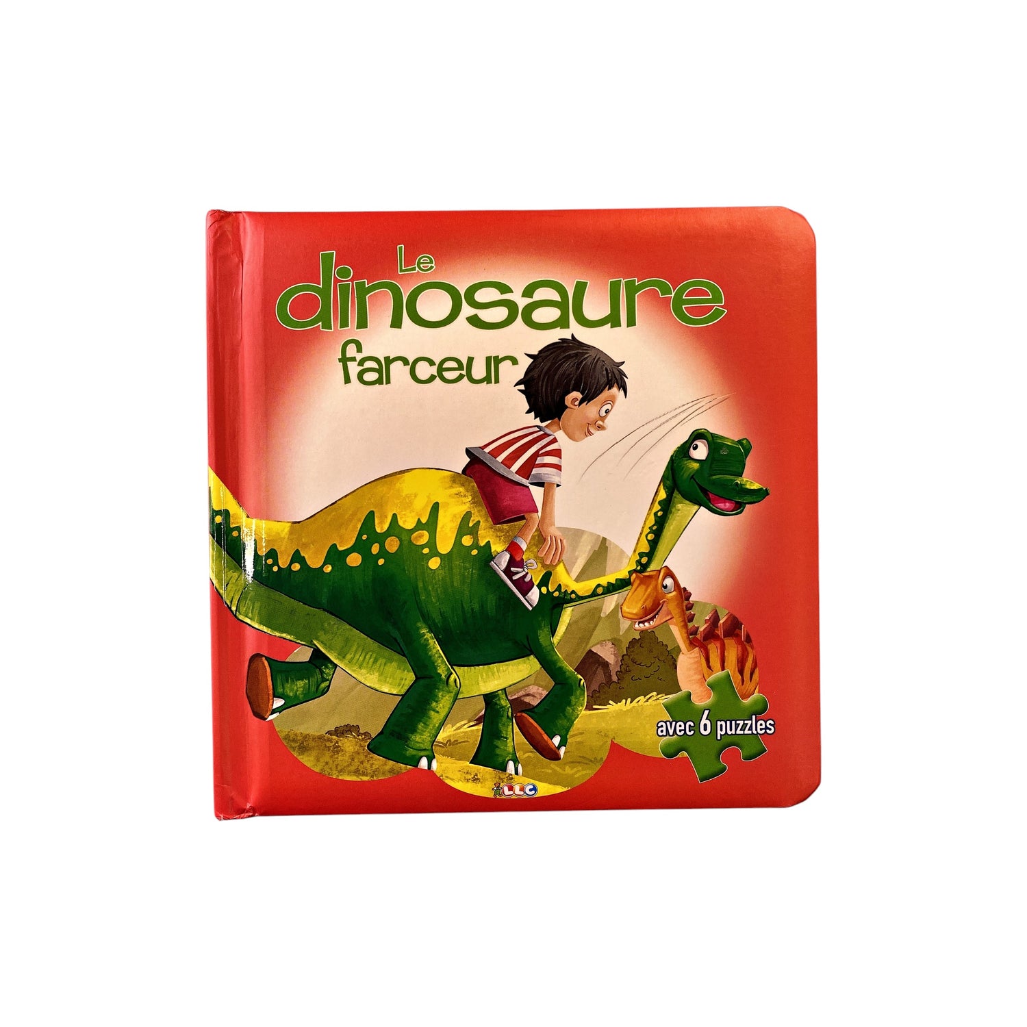 Livre puzzle - Le dinosaure farceur