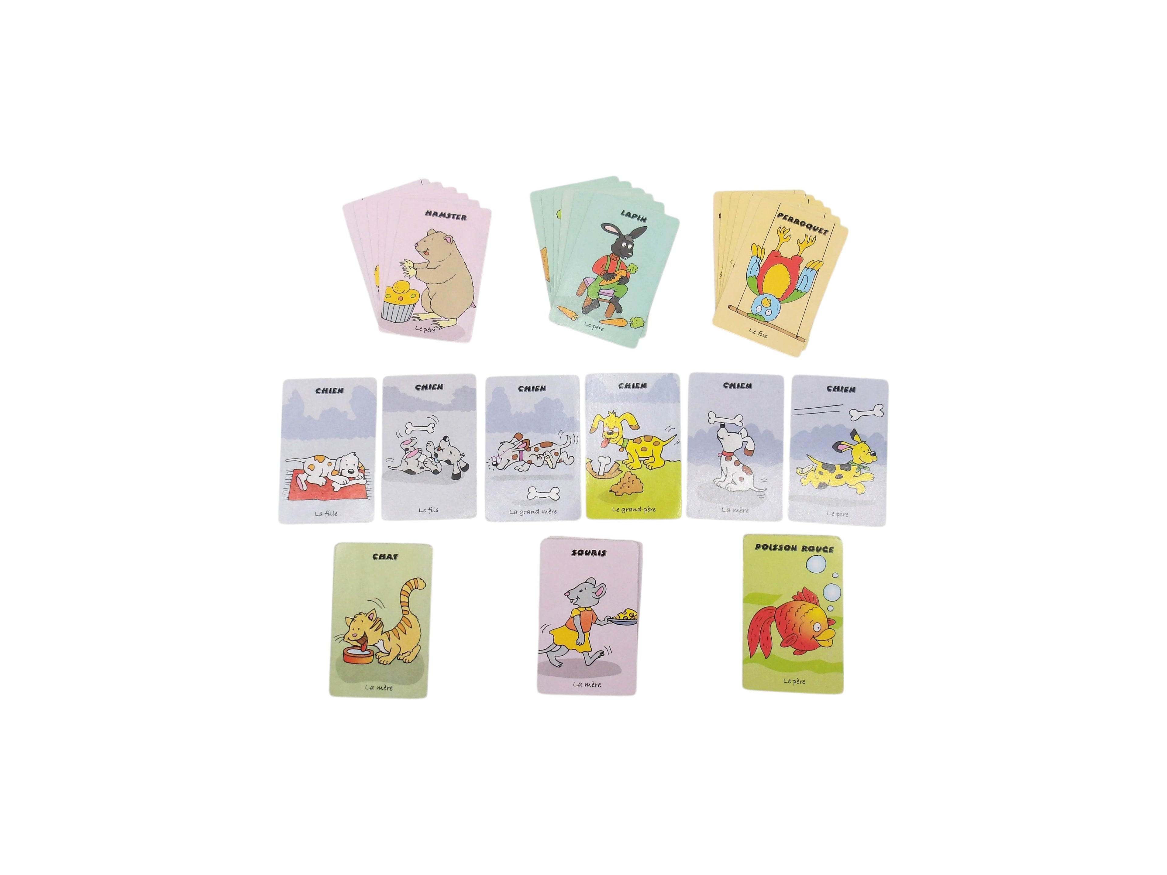 Jeu de 7 familles - Animaux de la forêt  