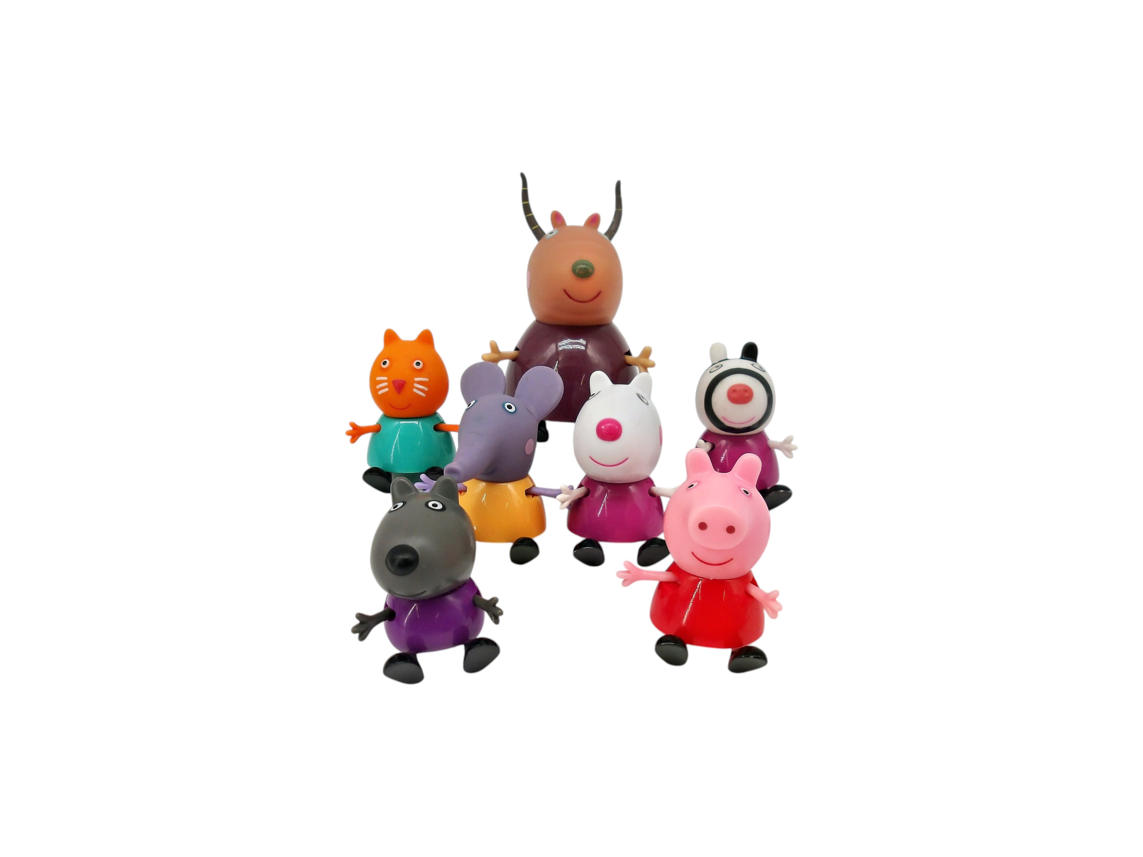 Figurines - Peppa Pig en classe - x7 