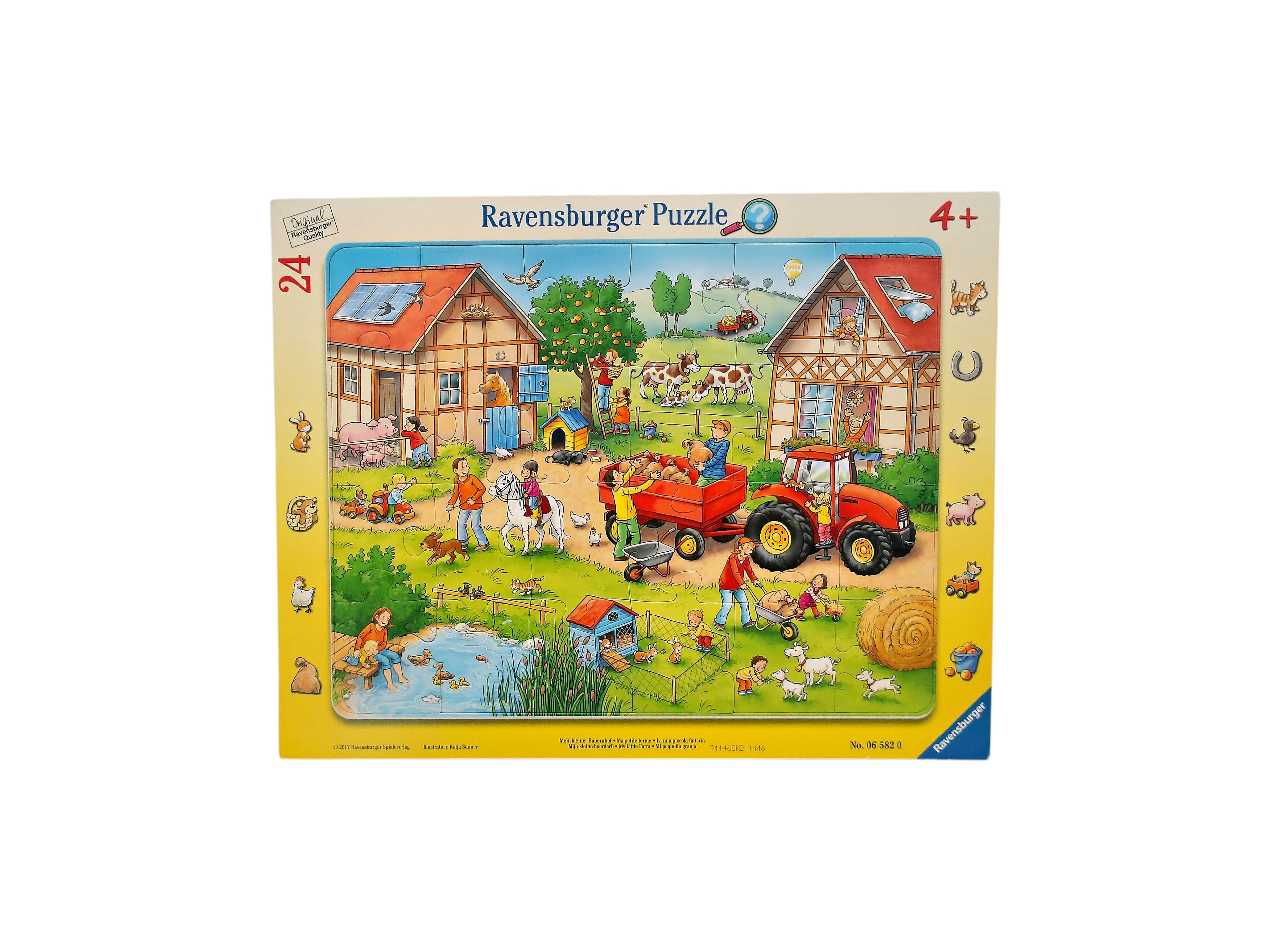 Puzzle cadre -  Animaux de la ferme - 24 pièces