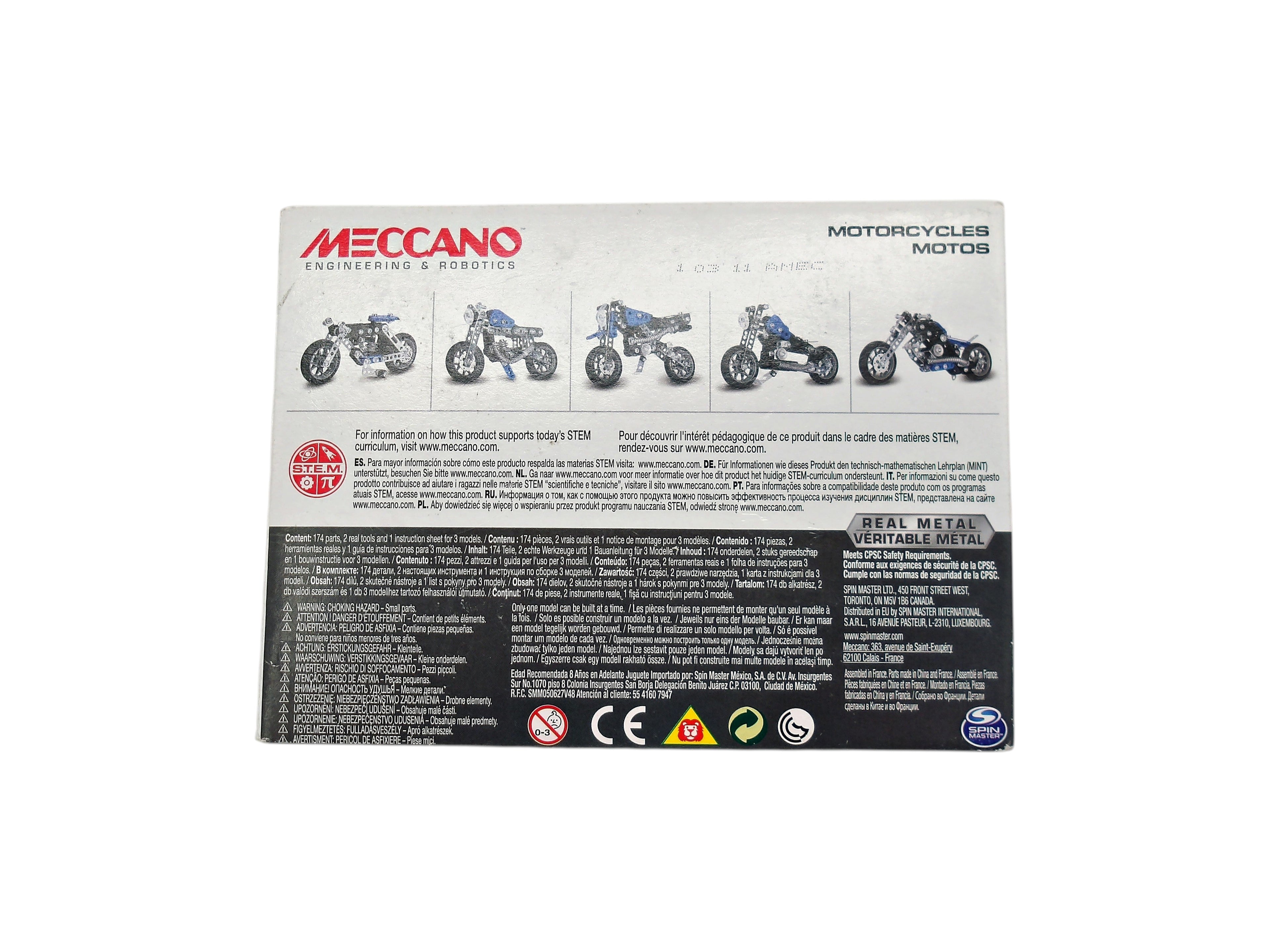 Meccano - Moto - 5 modèles