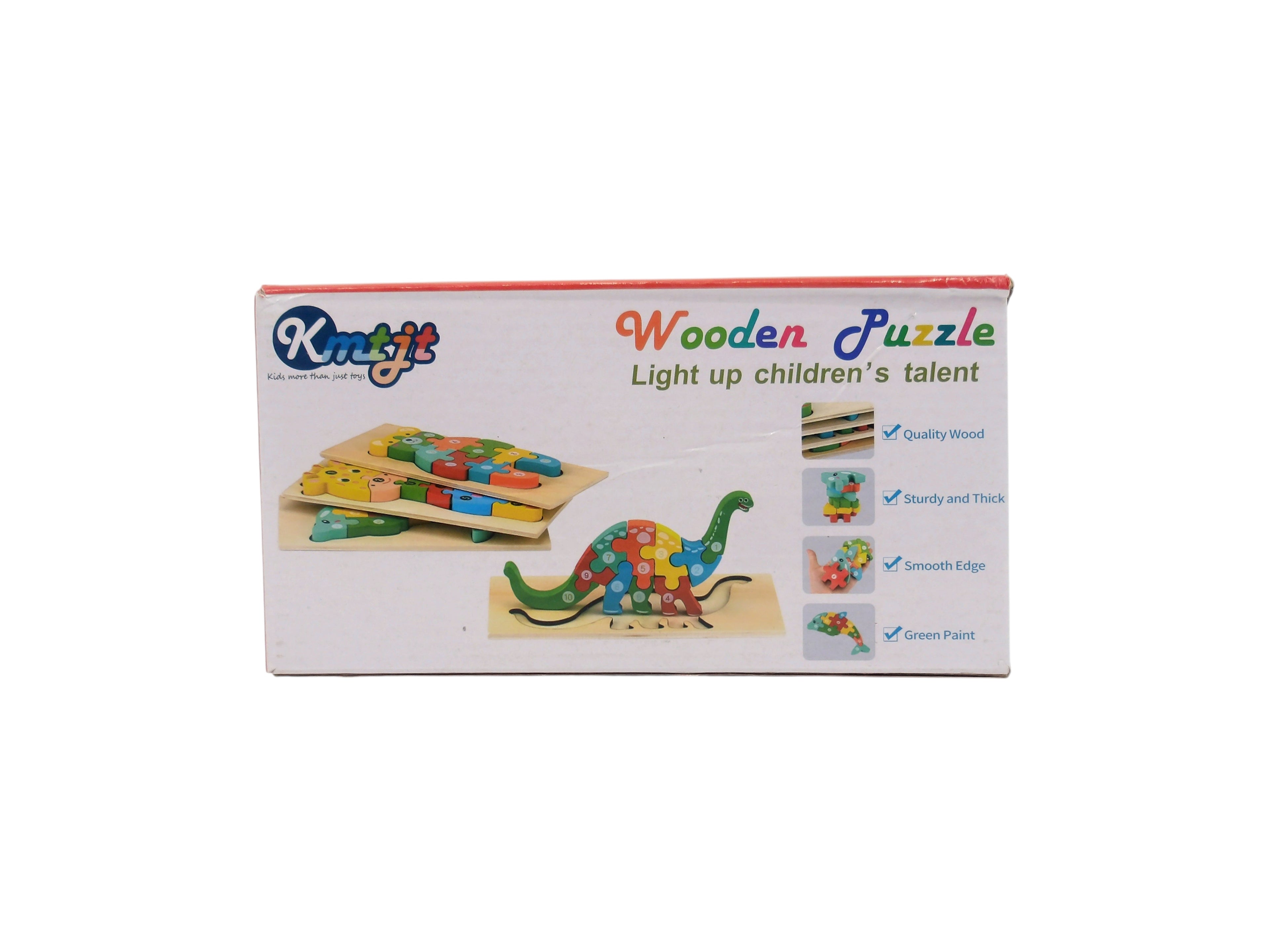 Kids Wooden Puzzle Dinosaure- Édition 2022