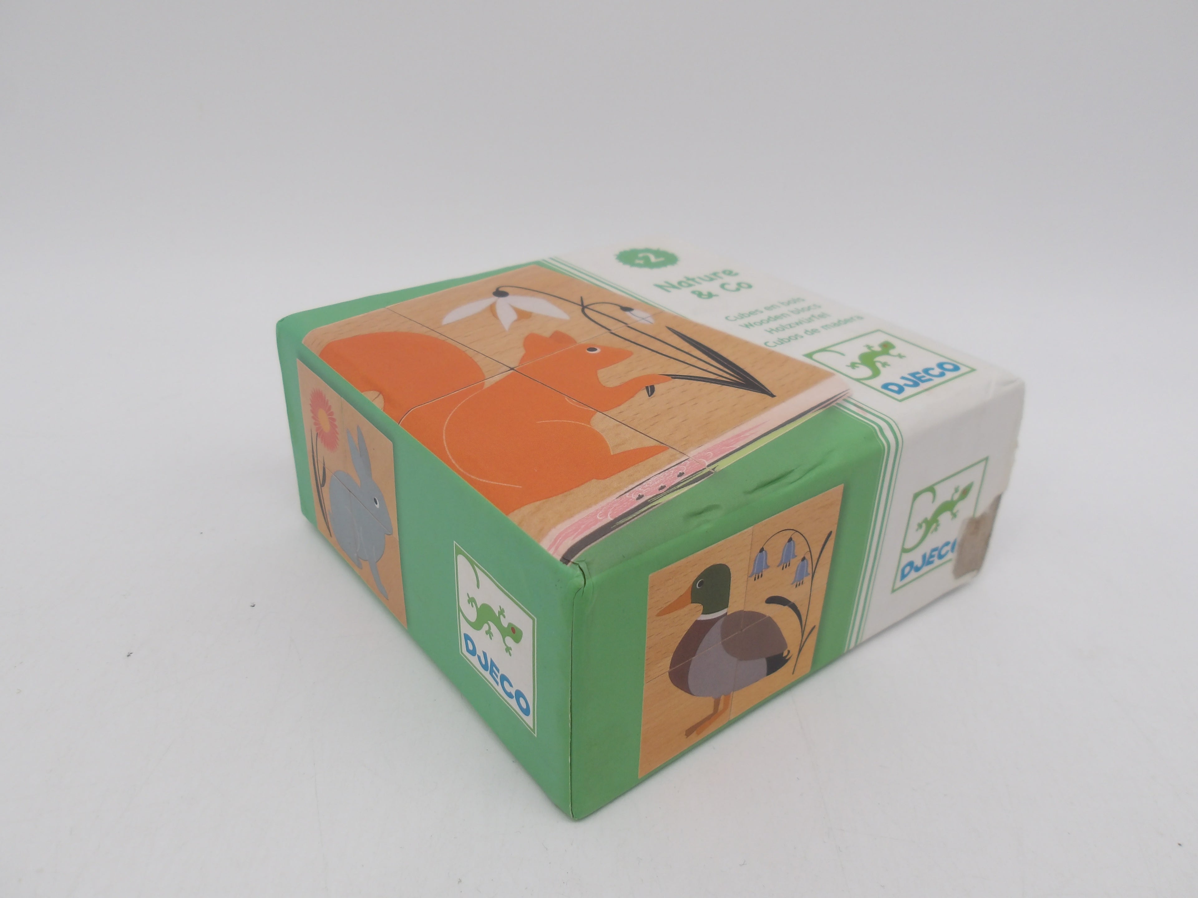 Cube en bois- Nature &amp; Co