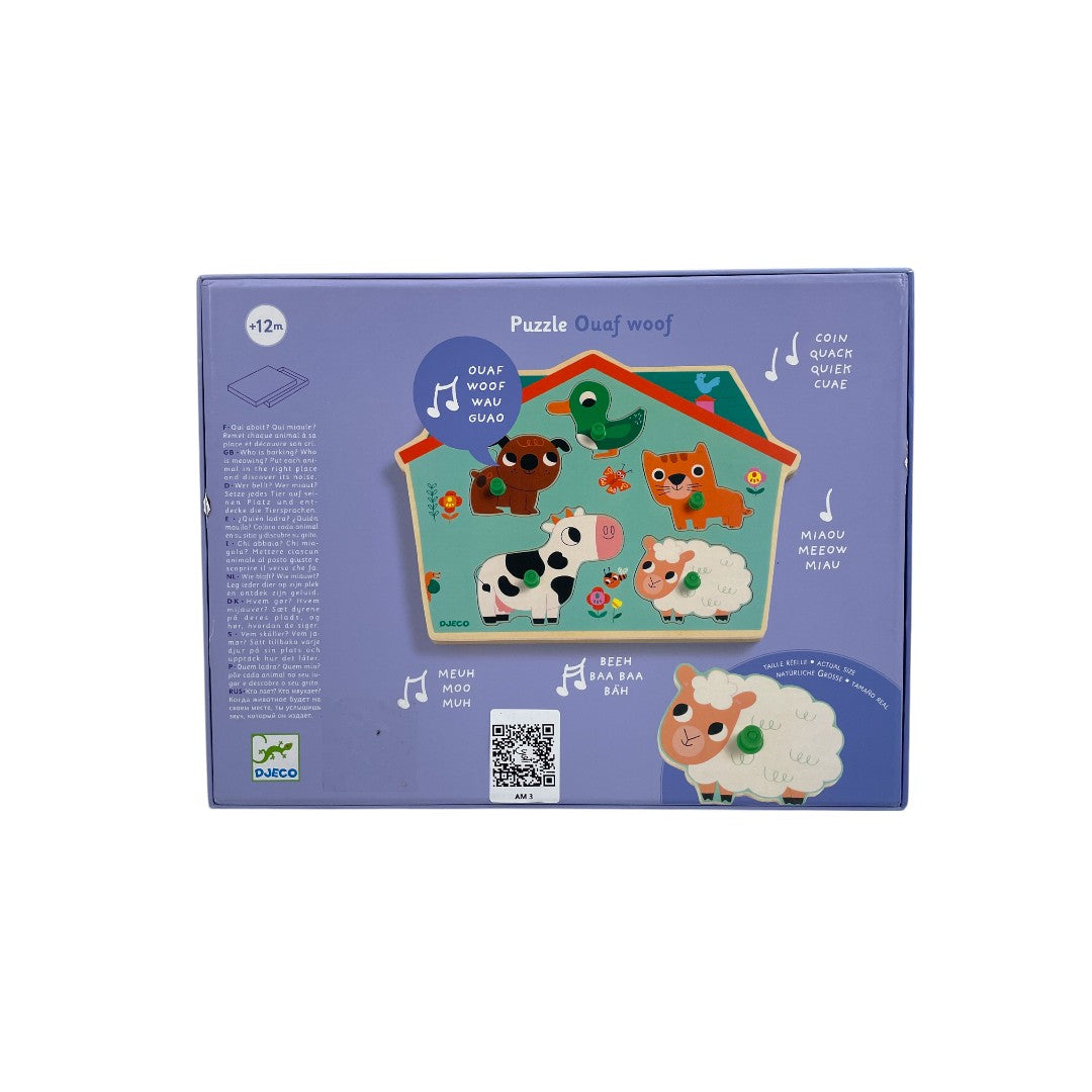 Puzzle sonore - Ouaf Woof
