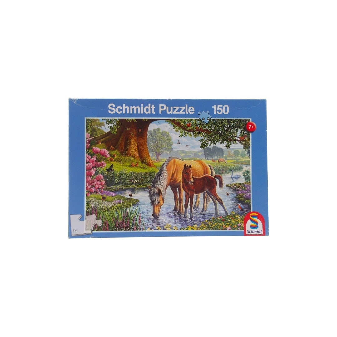 Puzzle - Chevaux dans le ruisseau - 150 pièces- Édition 2015