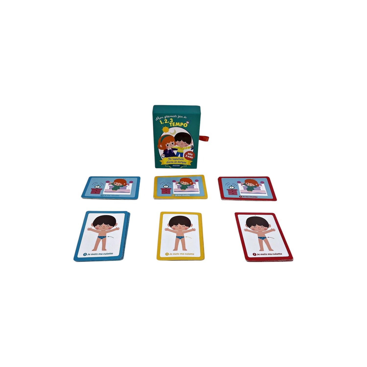 Mon premier jeu de 1,2,3 tempo - Se repérer dans le temps- Édition 2018