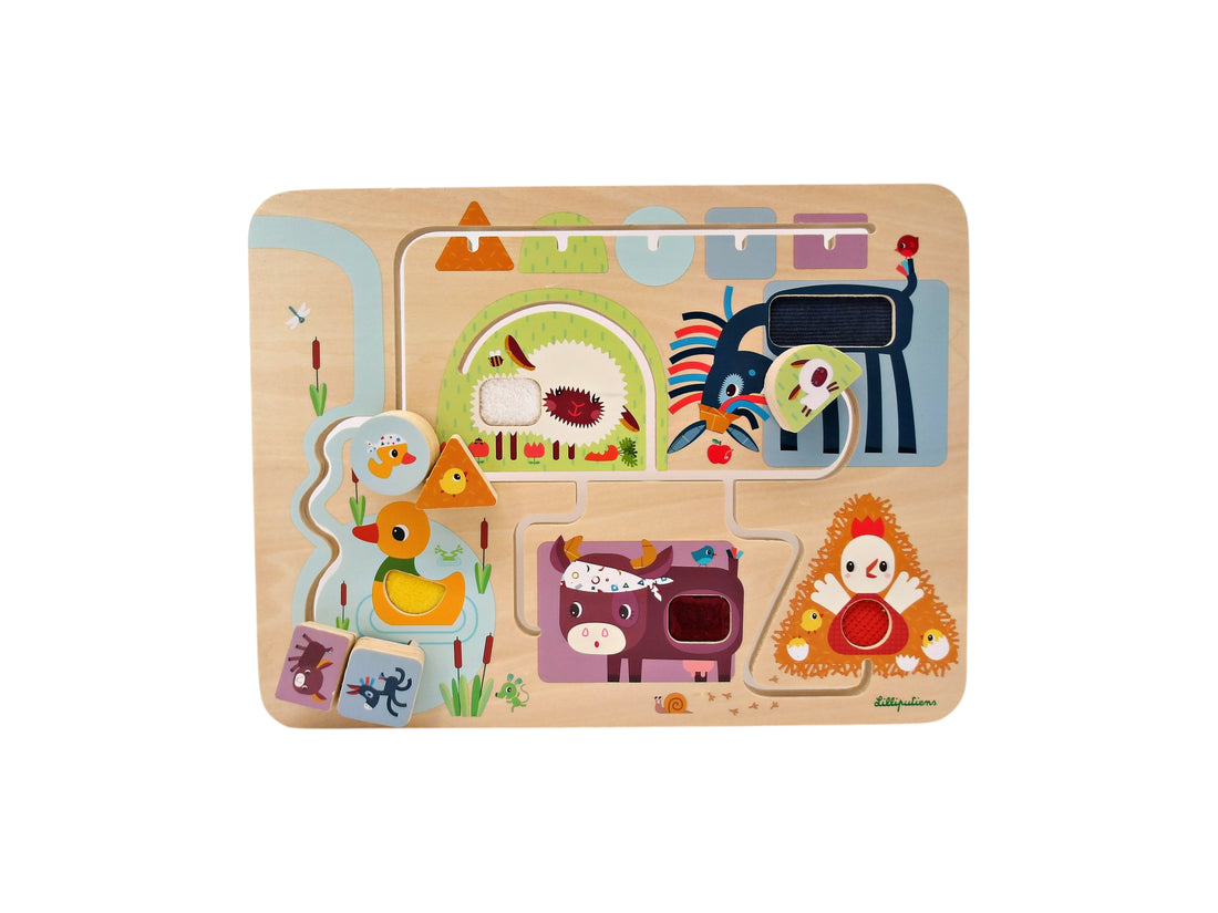 Labyrinthe sensoriel - La ferme