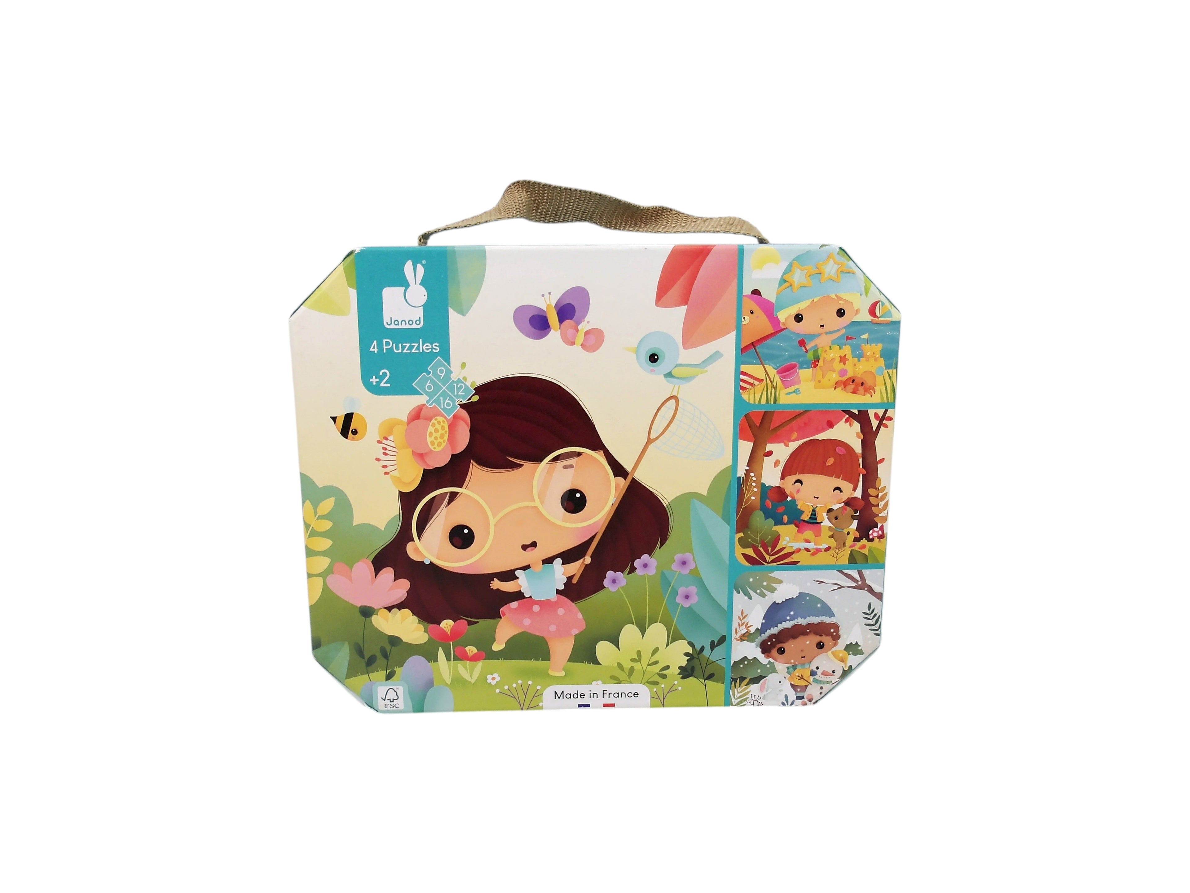 Puzzle valisette - Les 4 saisons x 4 - Édition 2019