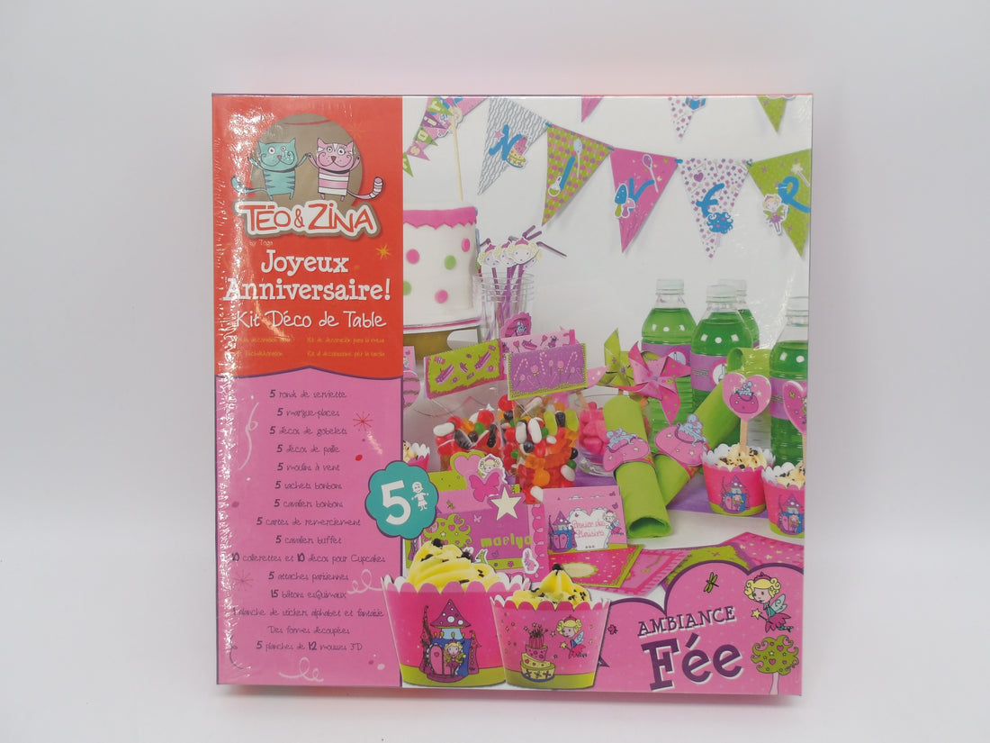 Joyeux Anniversaire ! -  Kit déco de table