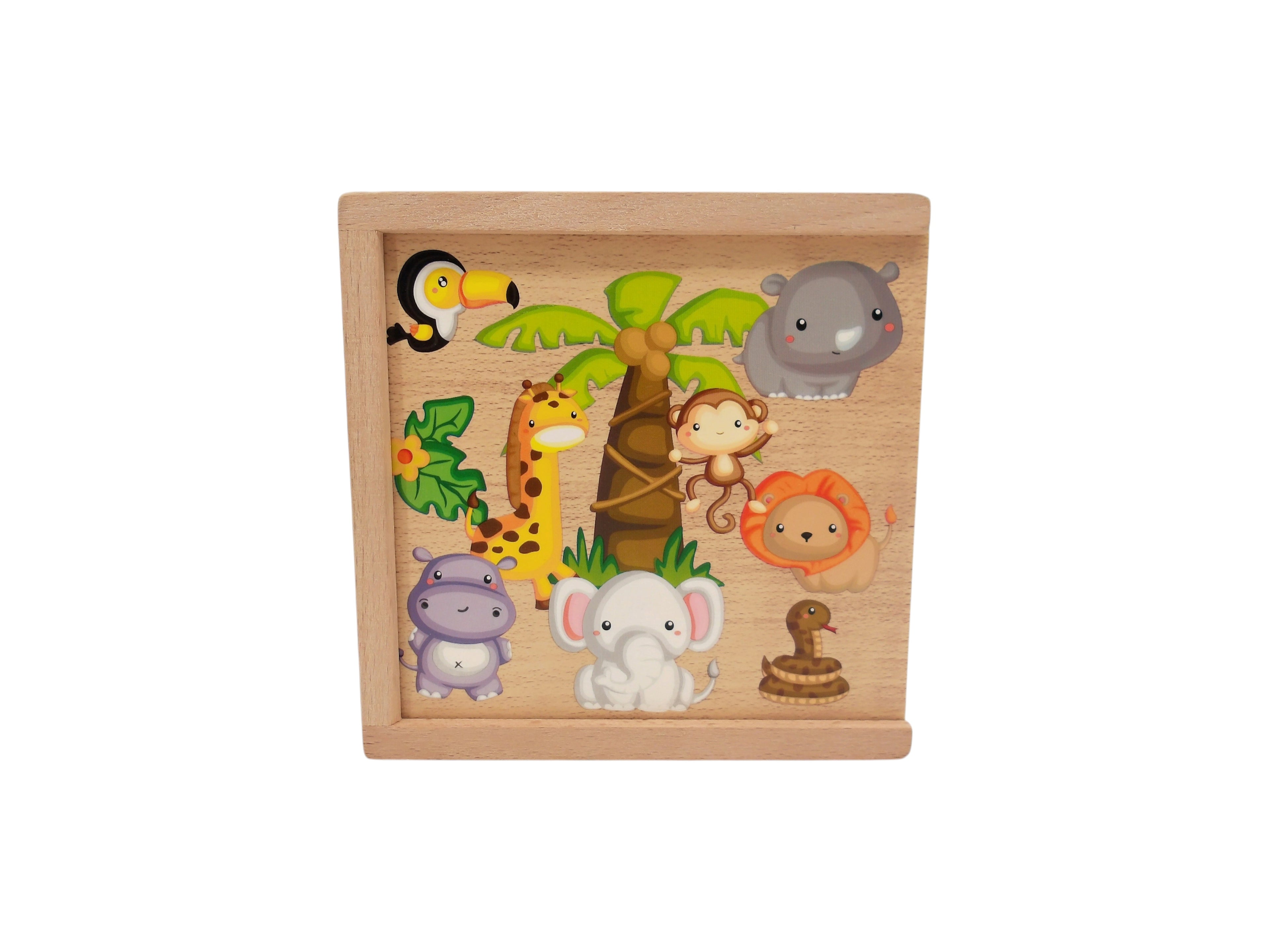 Memo - Animaux en bois 