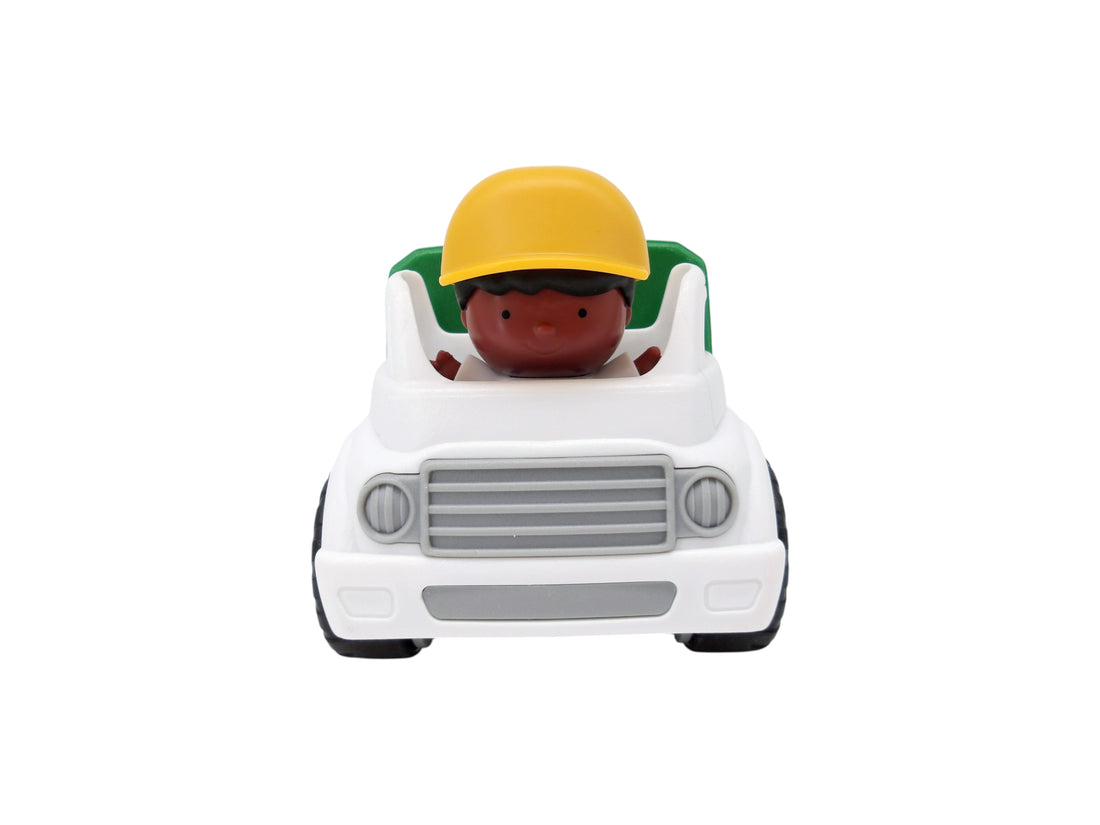 Camion poubelle et son conducteur