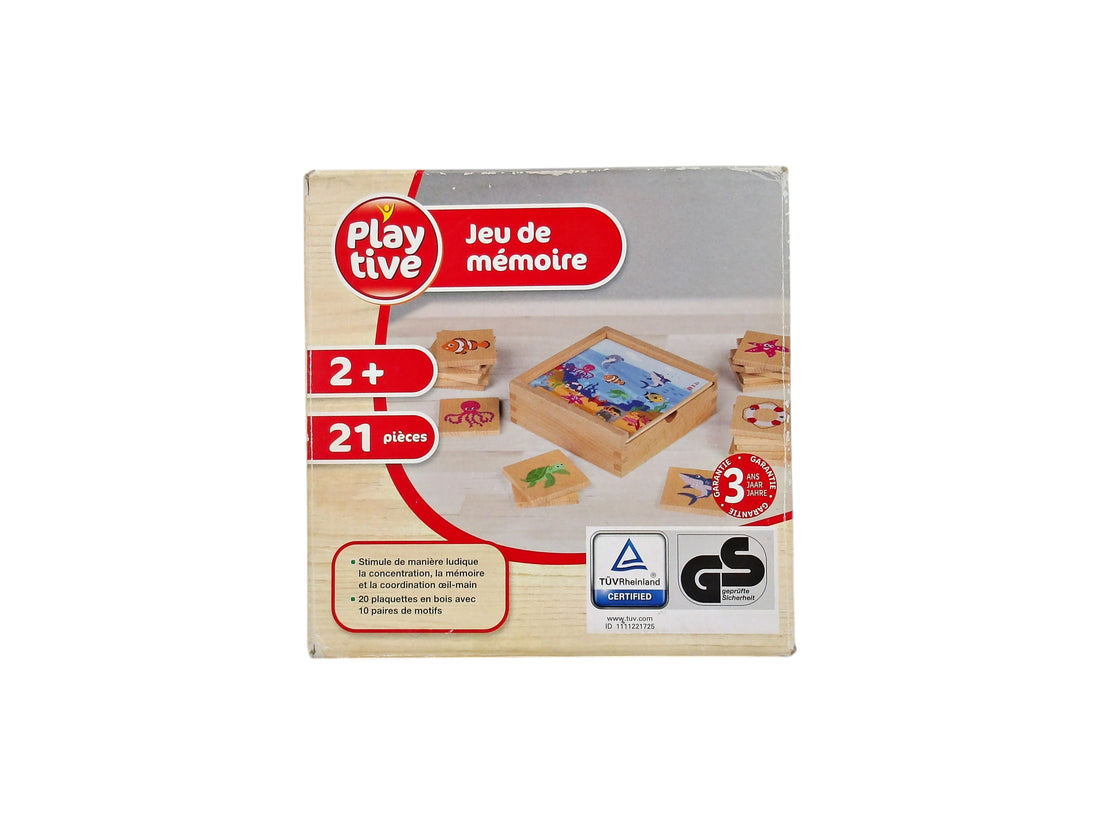 Memo en bois - Sous la mer