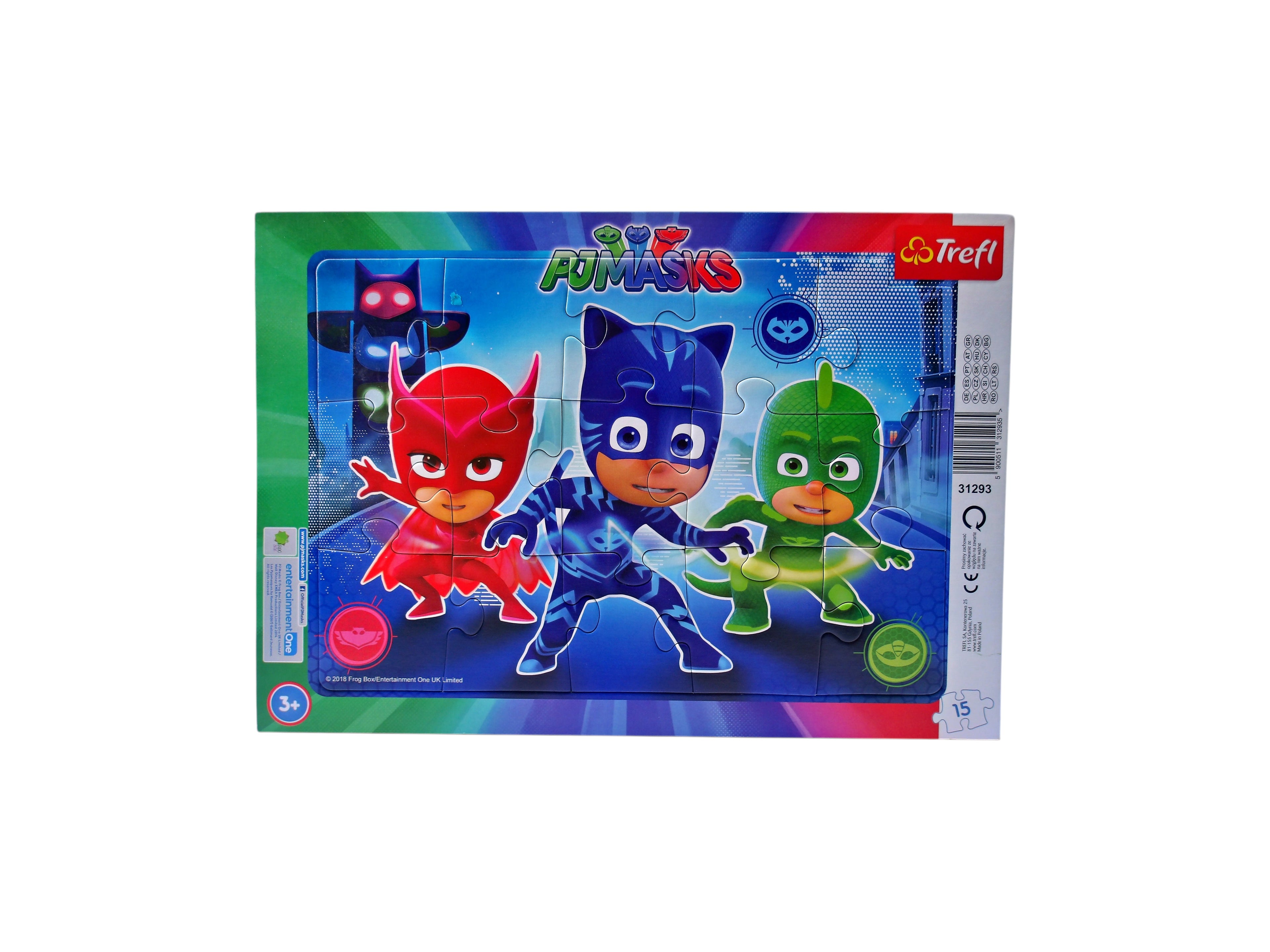 Puzzle cadre - PJ Mask - 15 pièces 