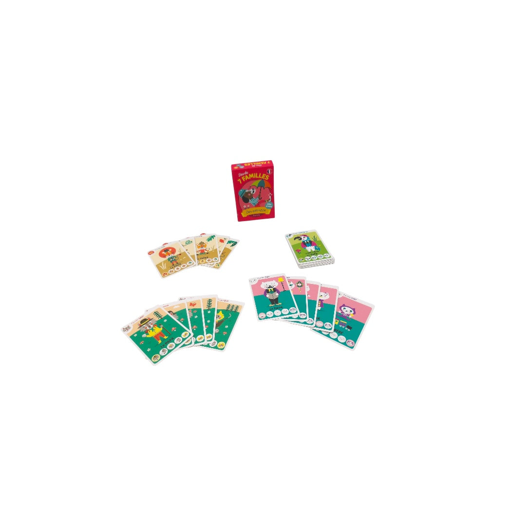 Jeu de 7 familles - Animaux- Édition 2016