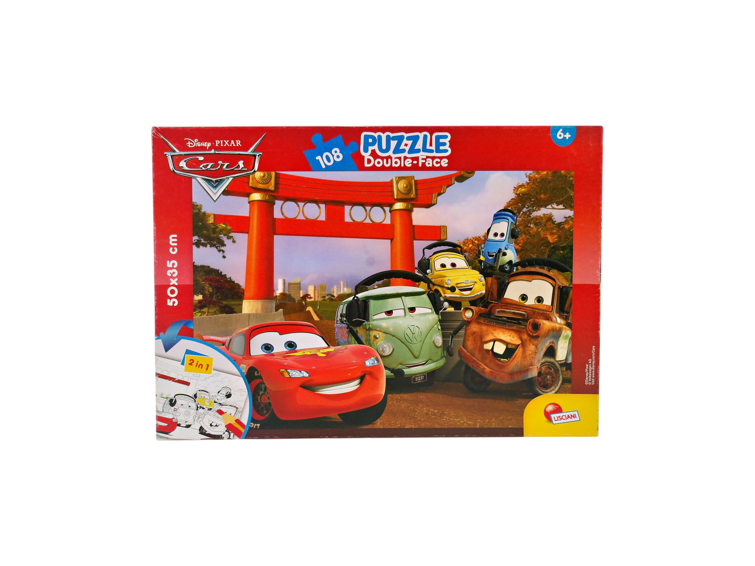 Puzzle double face - Disney Pixar Cars - 108 pièces