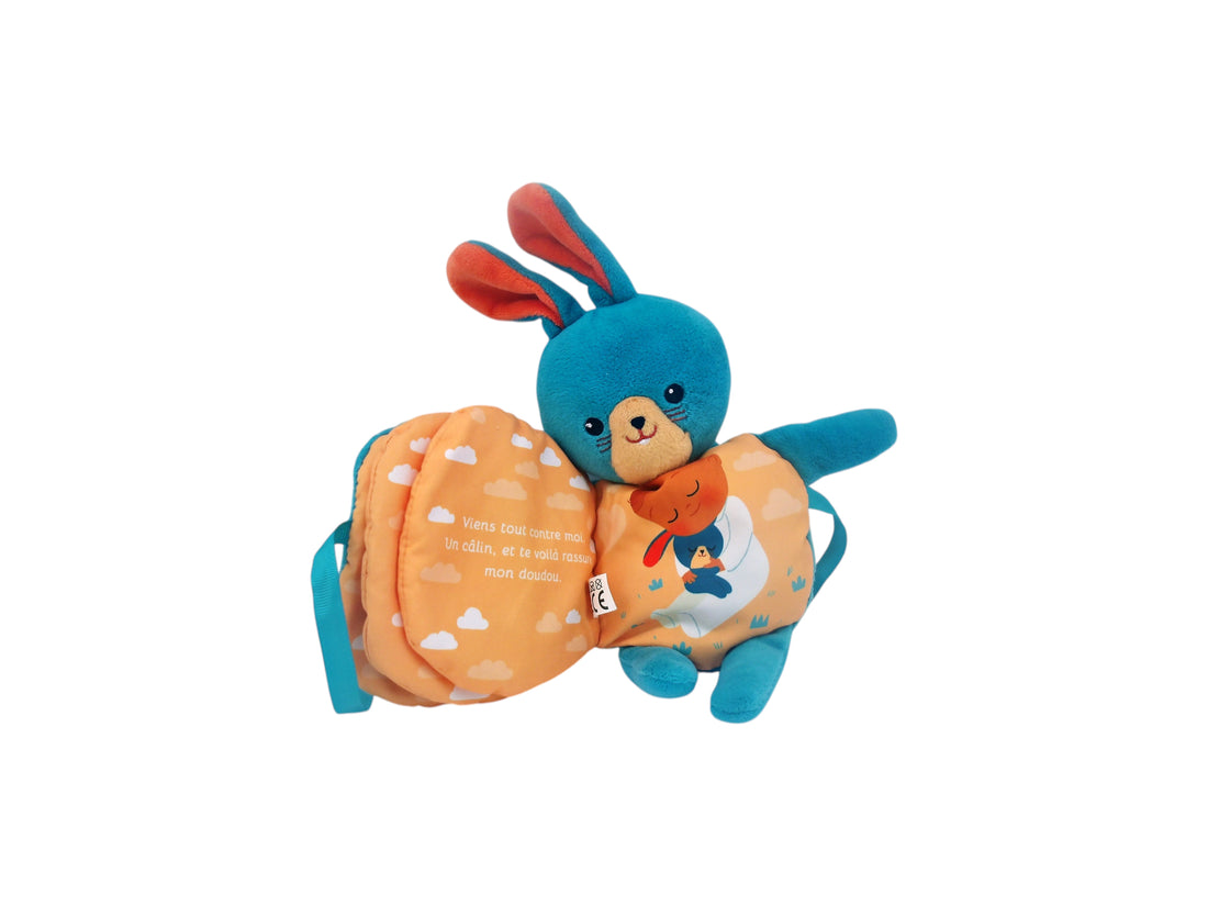 Livre à câliner doudou lapin