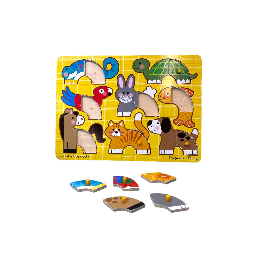 Peg Puzzles - Animaux domestiques