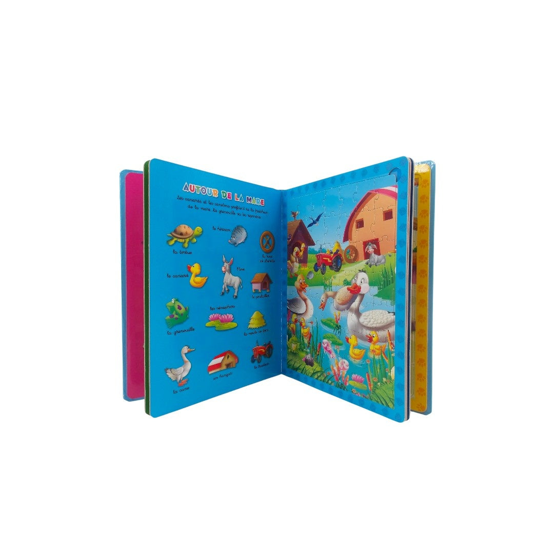 Puzzle livre - Les animaux de la ferme - 6x49 pièces - Édition 2013