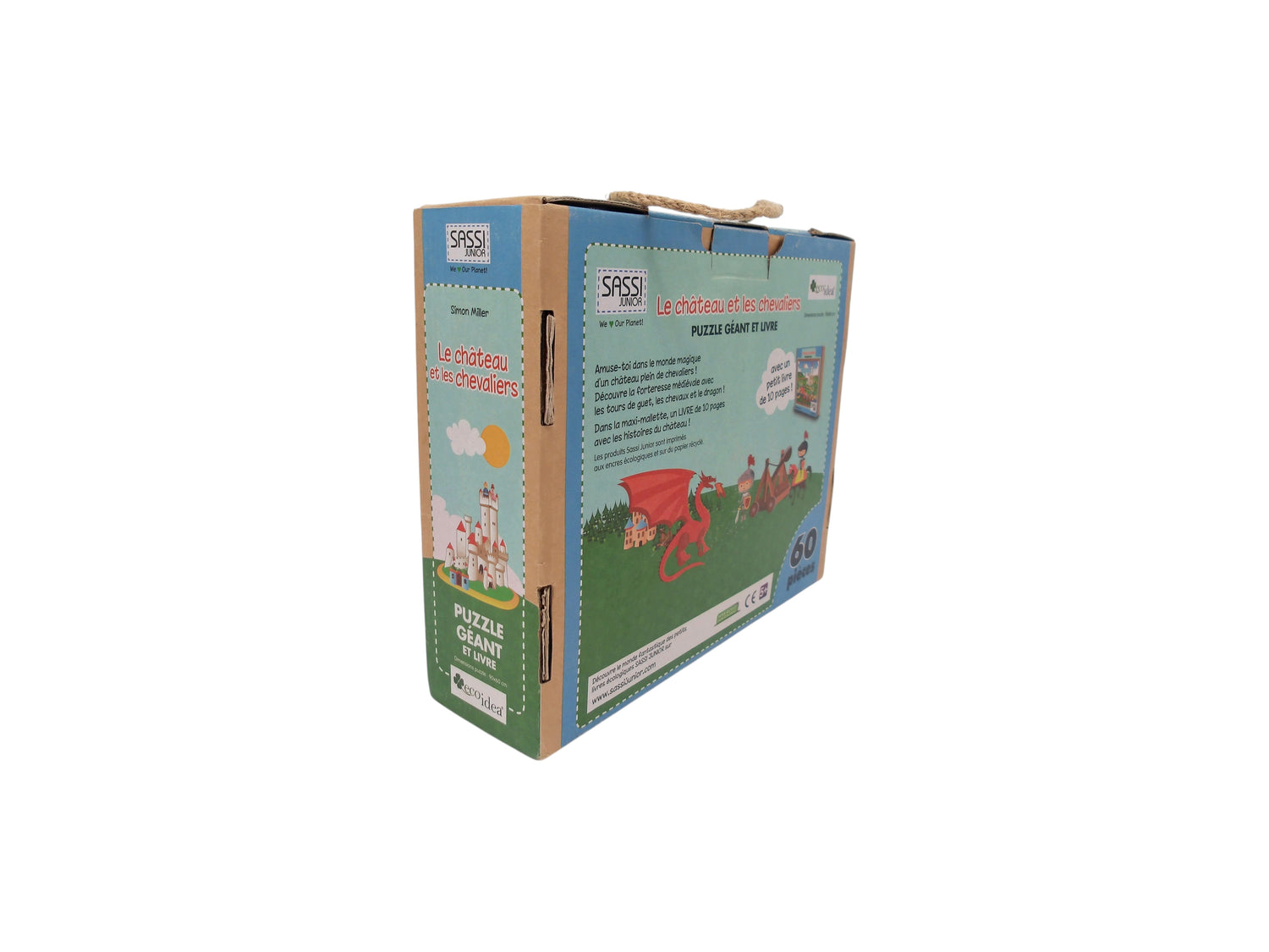 Puzzle géant - Le château et les chevaliers - 60 pièces