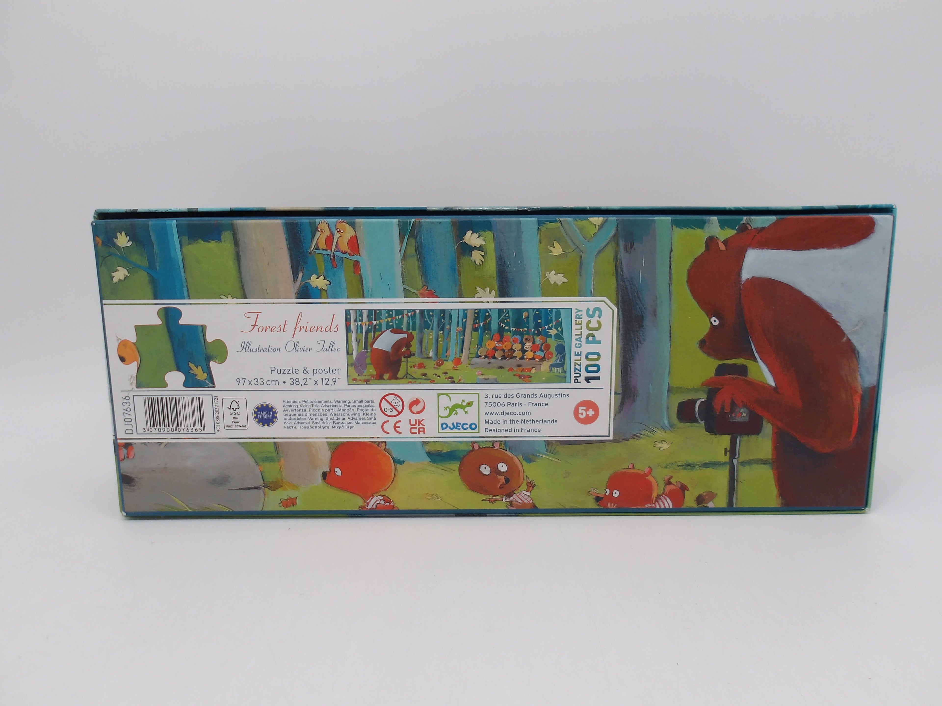 Puzzle Gallery - Forest friends - 100 pièces