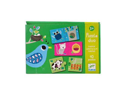 Puzzle Duo - Habitat - 10 pièces