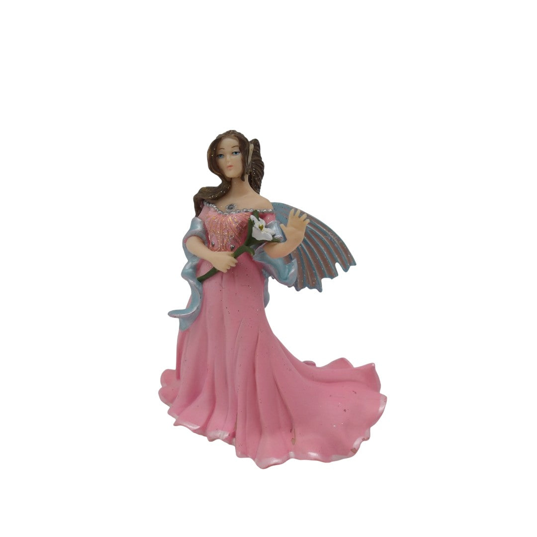 Figurine - Elfe rose au lys 