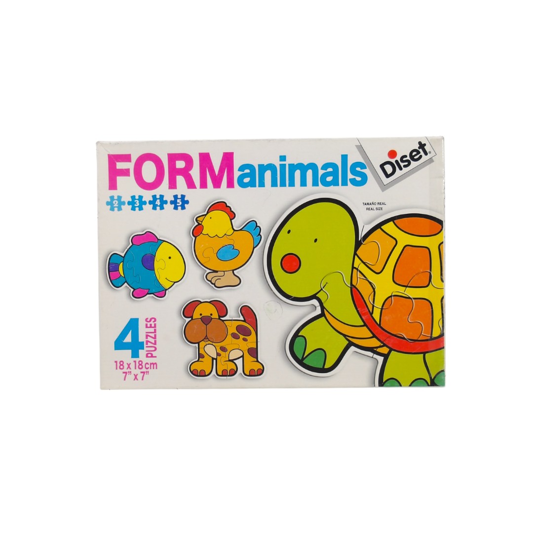 Puzzles progressifs - Animaux - FORManimals - x4- Édition 2003