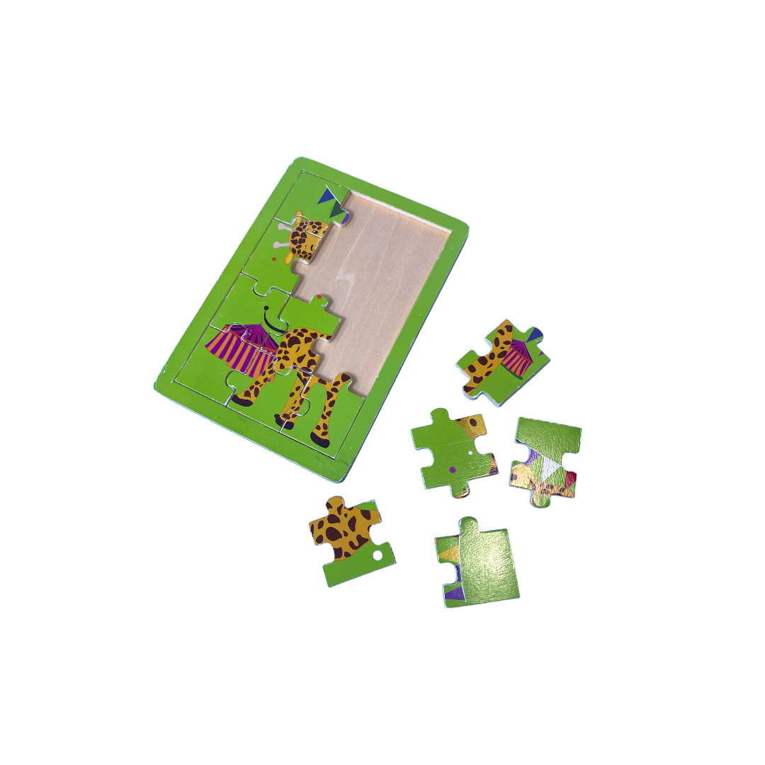 Puzzle - Girafe en bois - 12 pièces