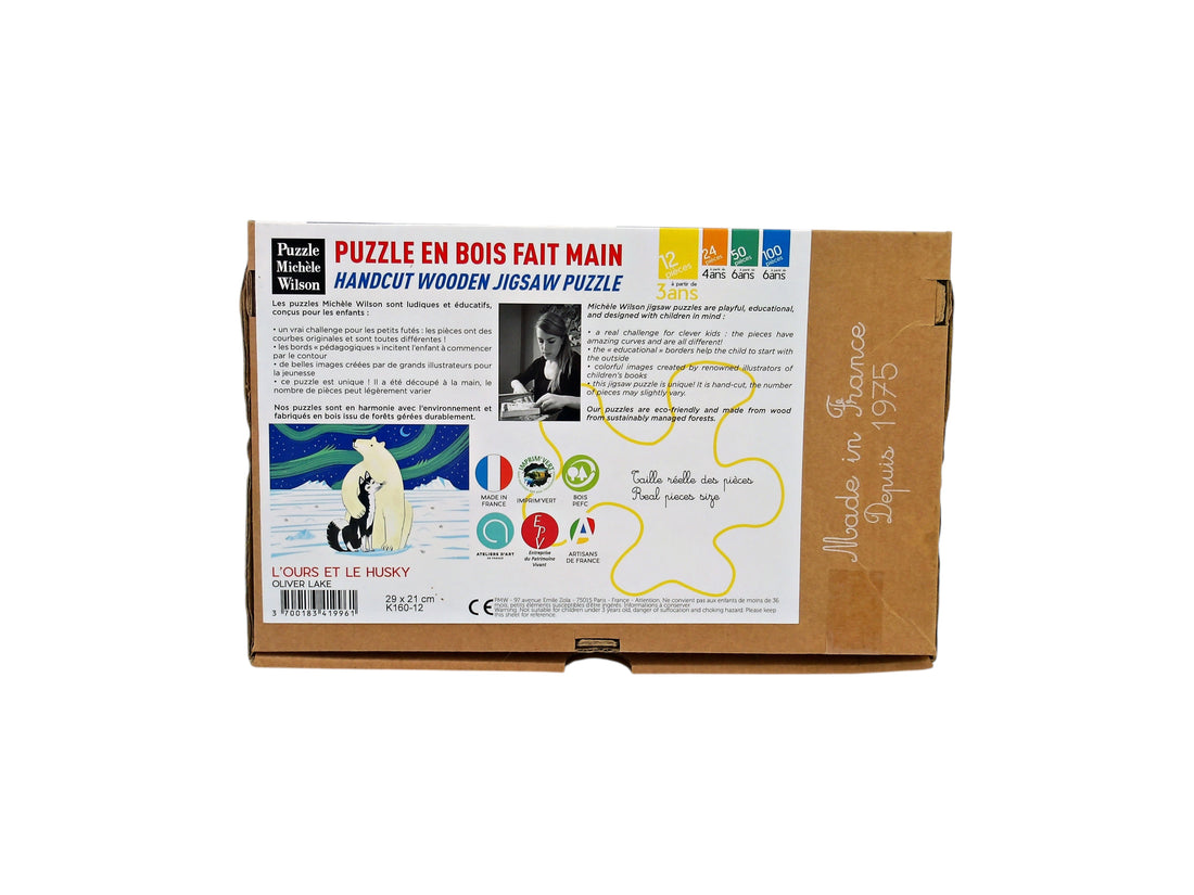 Puzzle en bois fait main - L&