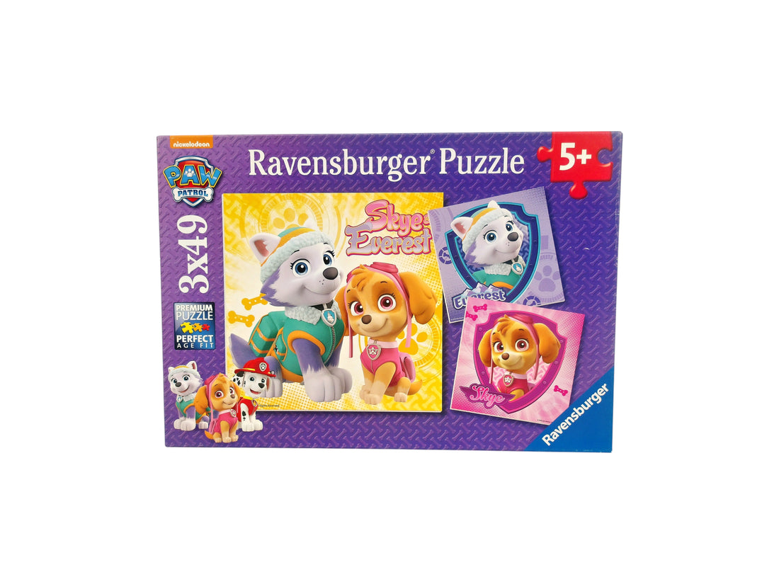 Puzzle - Charmantes chiennes Pat Patrouille - 3x49 pièces- Édition 2016